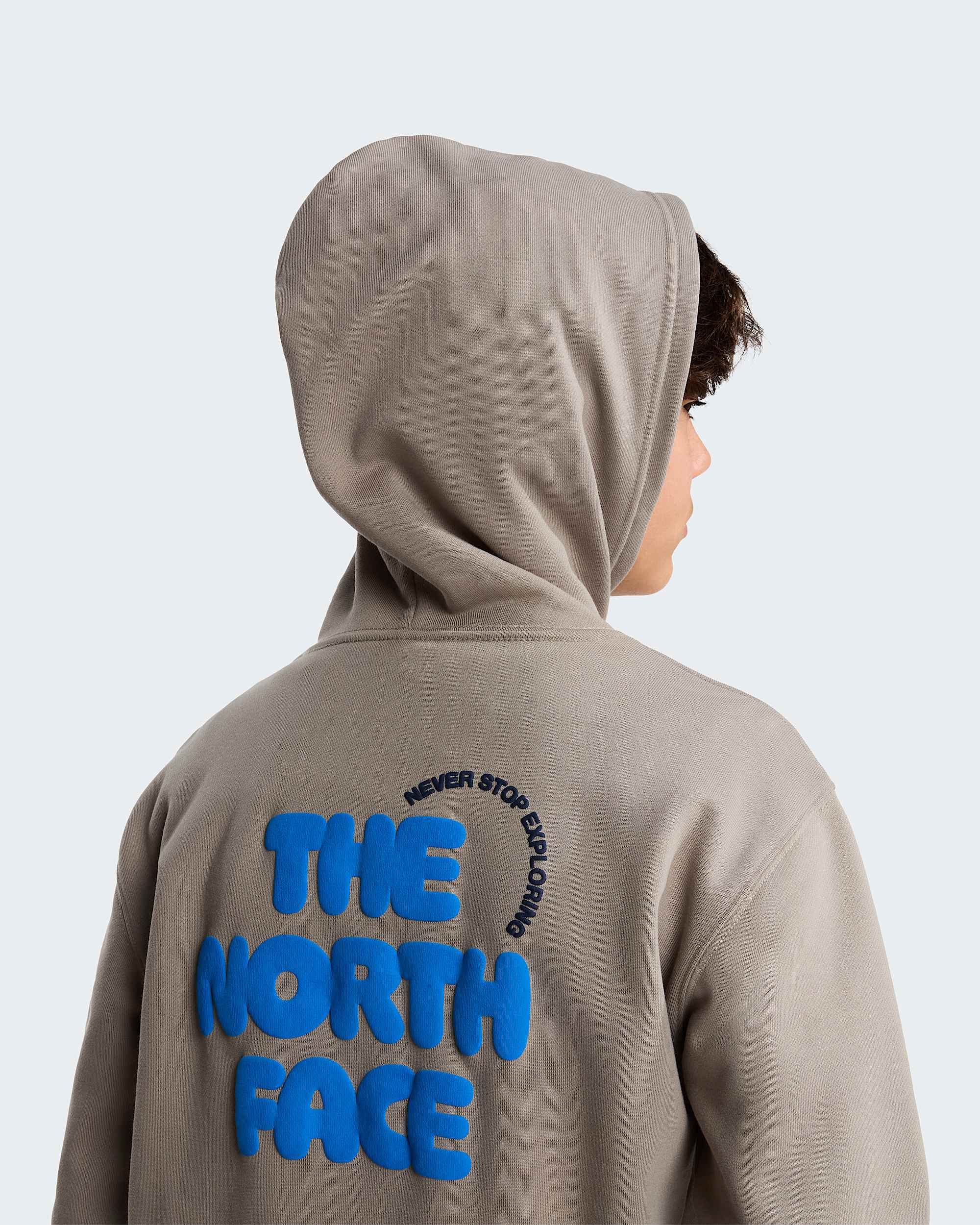 Explore Fonts Relaxed Graphic Hoodie fr Teenager TNF ALT5