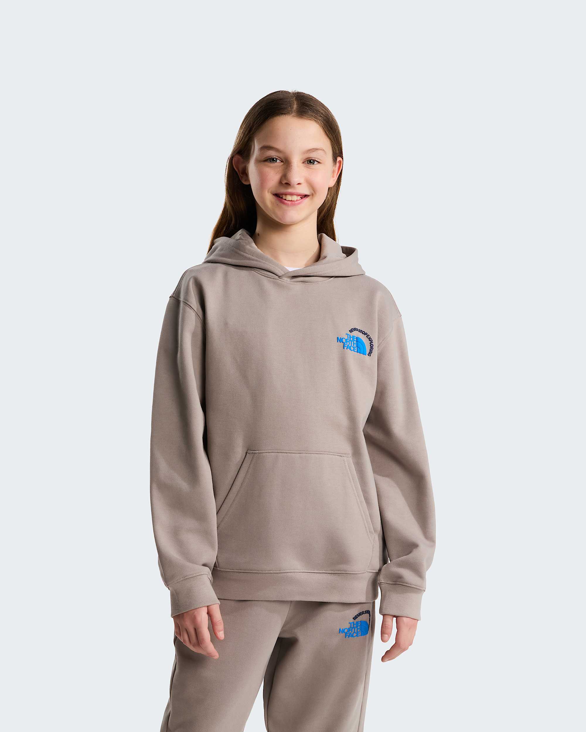 Explore Fonts Relaxed Graphic Hoodie fr Teenager TNF ALT13