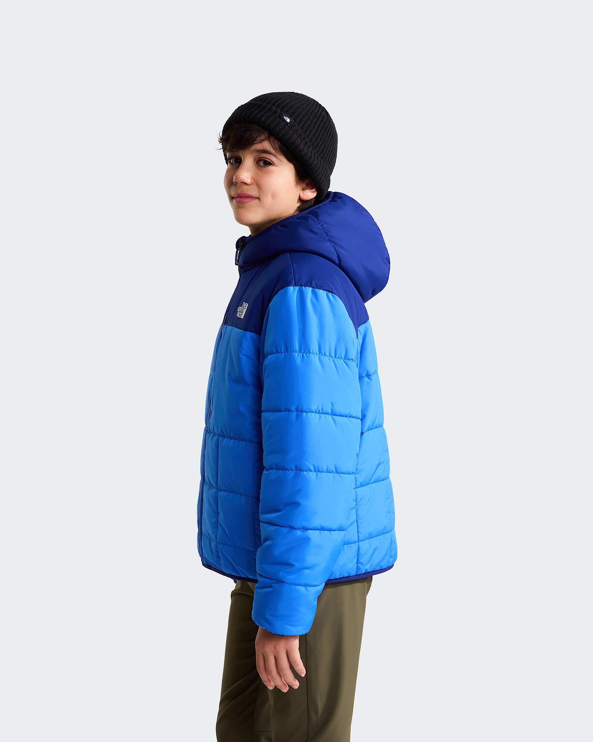 Giacca reversibile con cappuccio e cerniera integrale Shasta da ragazzo TNF ALT3