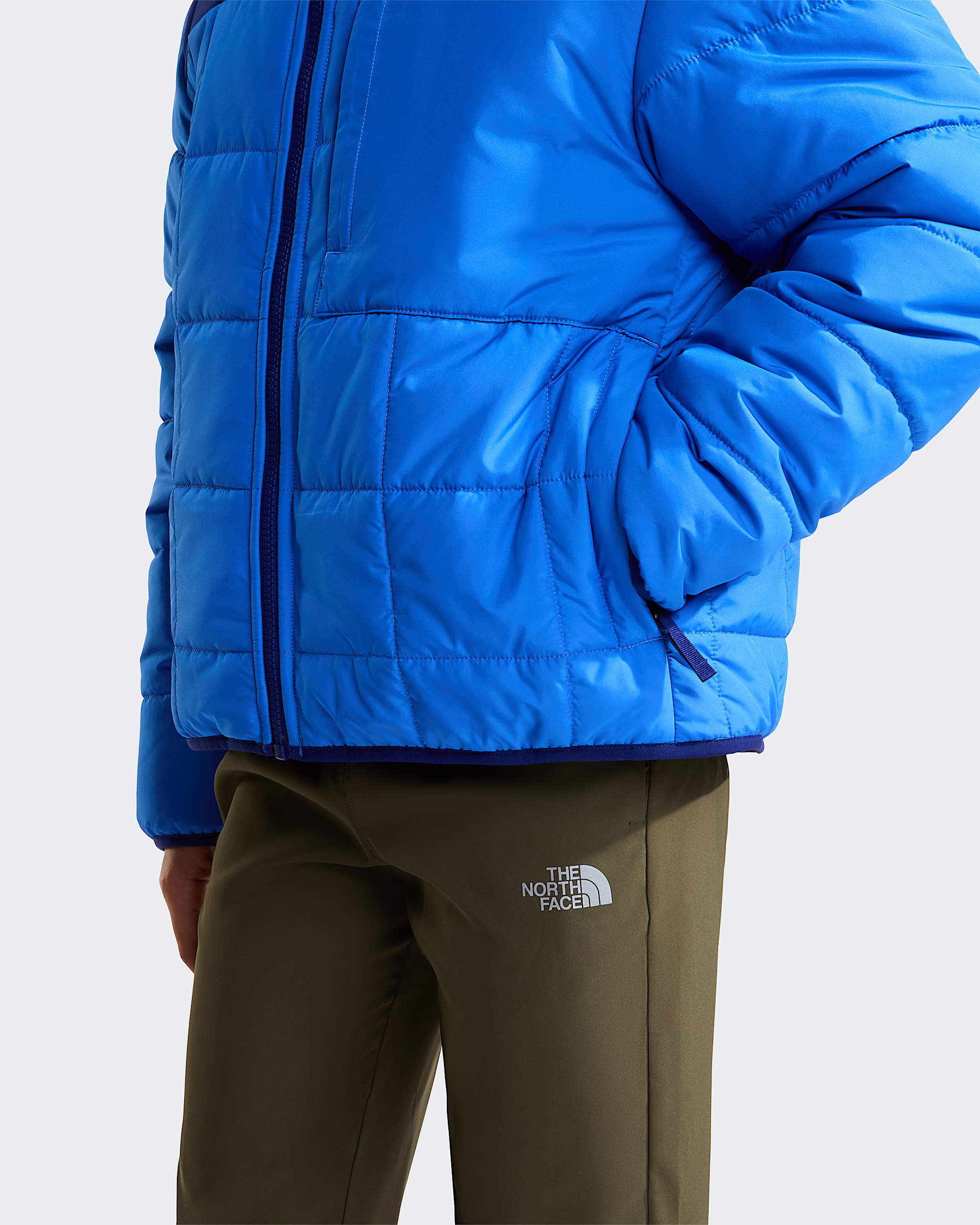 Giacca reversibile con cappuccio e cerniera integrale Shasta da ragazzo TNF ALT8