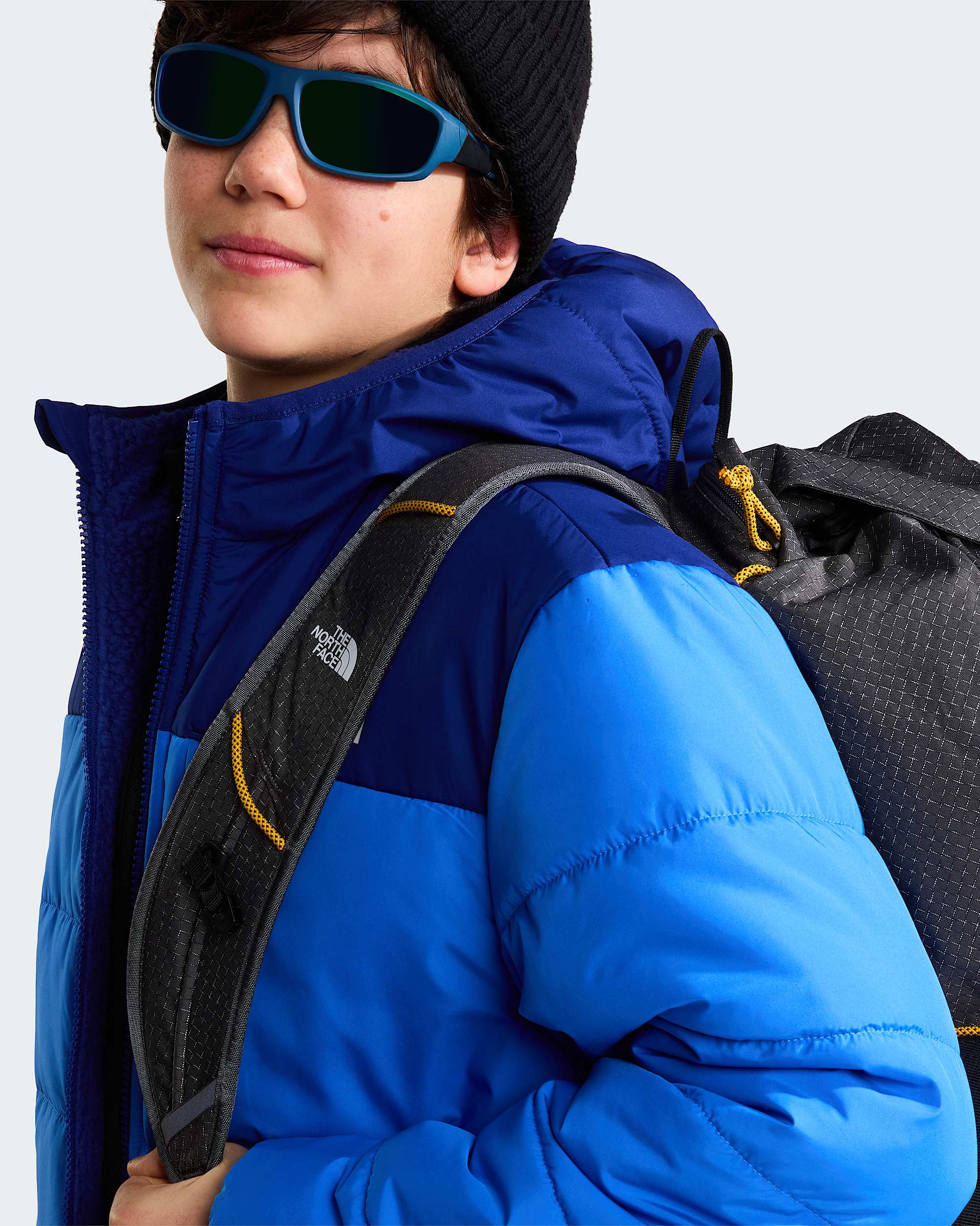 Giacca reversibile con cappuccio e cerniera integrale Shasta da ragazzo TNF ALT9