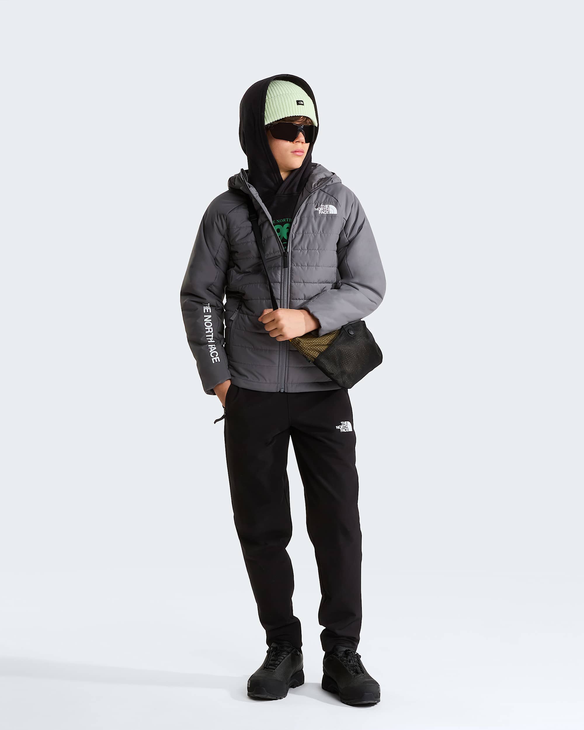 Synthetische Never Stopjas voor jongens TNF Smoked Pearl ALT1