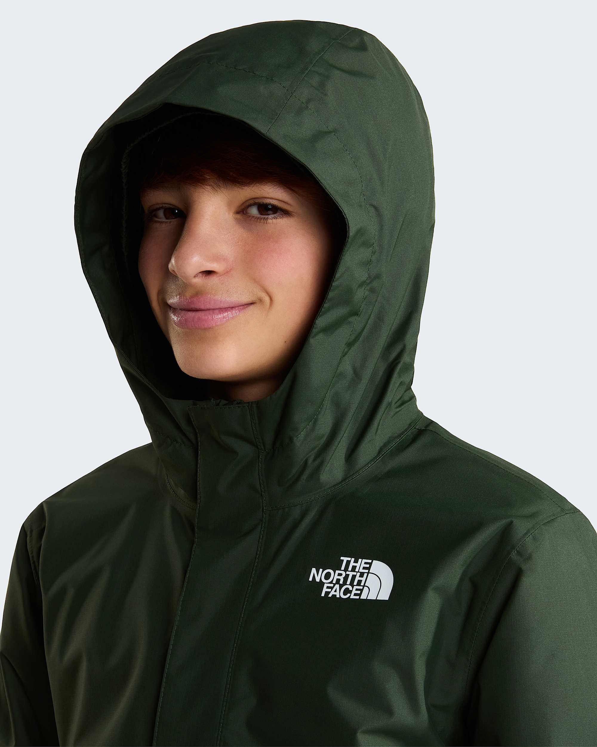 Warme Antoraregenjas voor jongens TNF Bottle GreenCaraway Seed ALT5