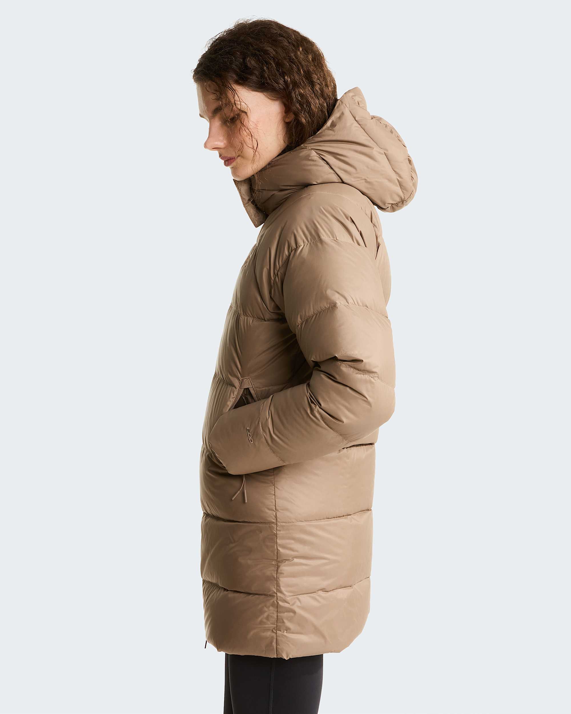 Womens Hydrenalite City Down Hooded Parka TNF alt2