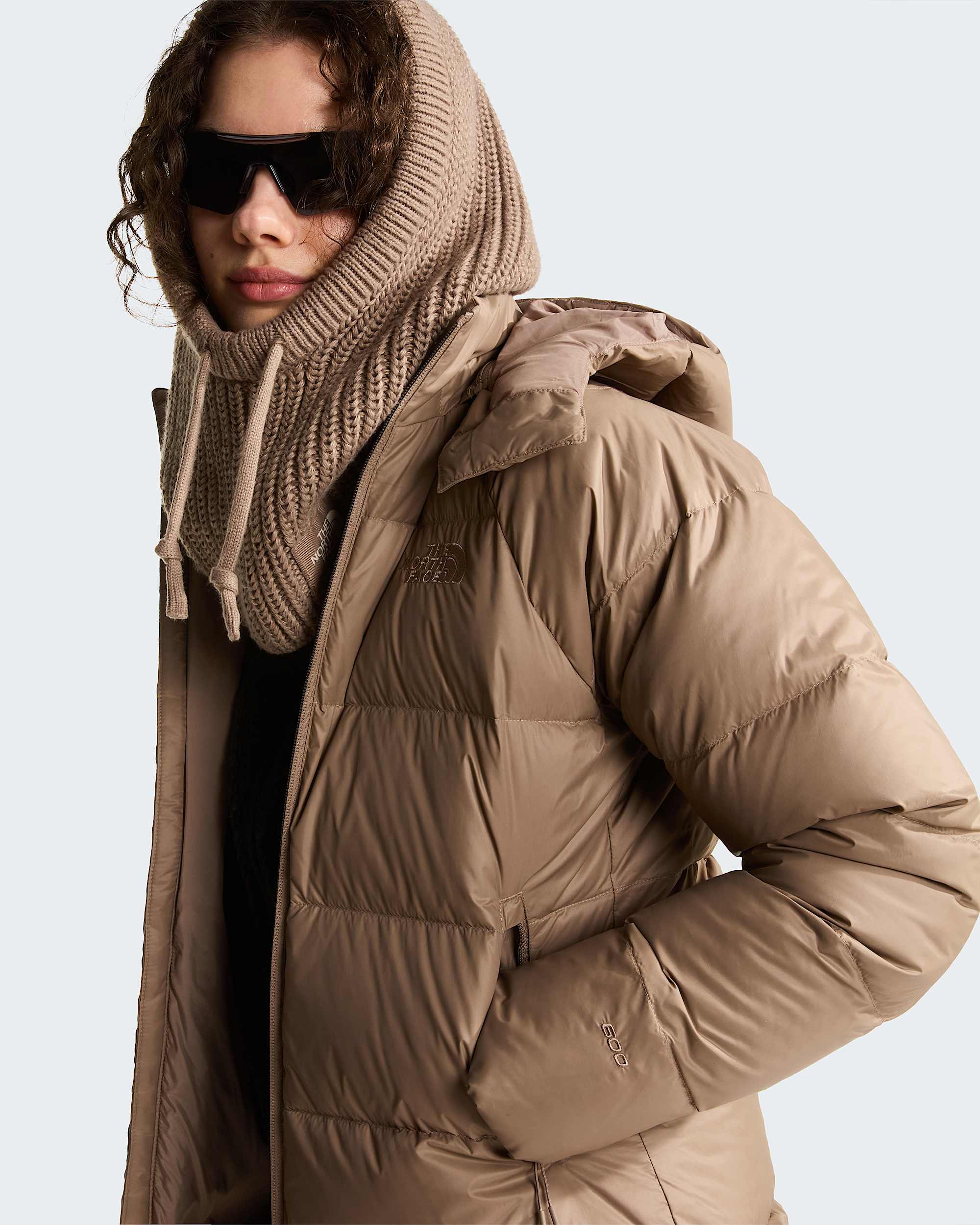 Womens Hydrenalite City Down Hooded Parka TNF alt9