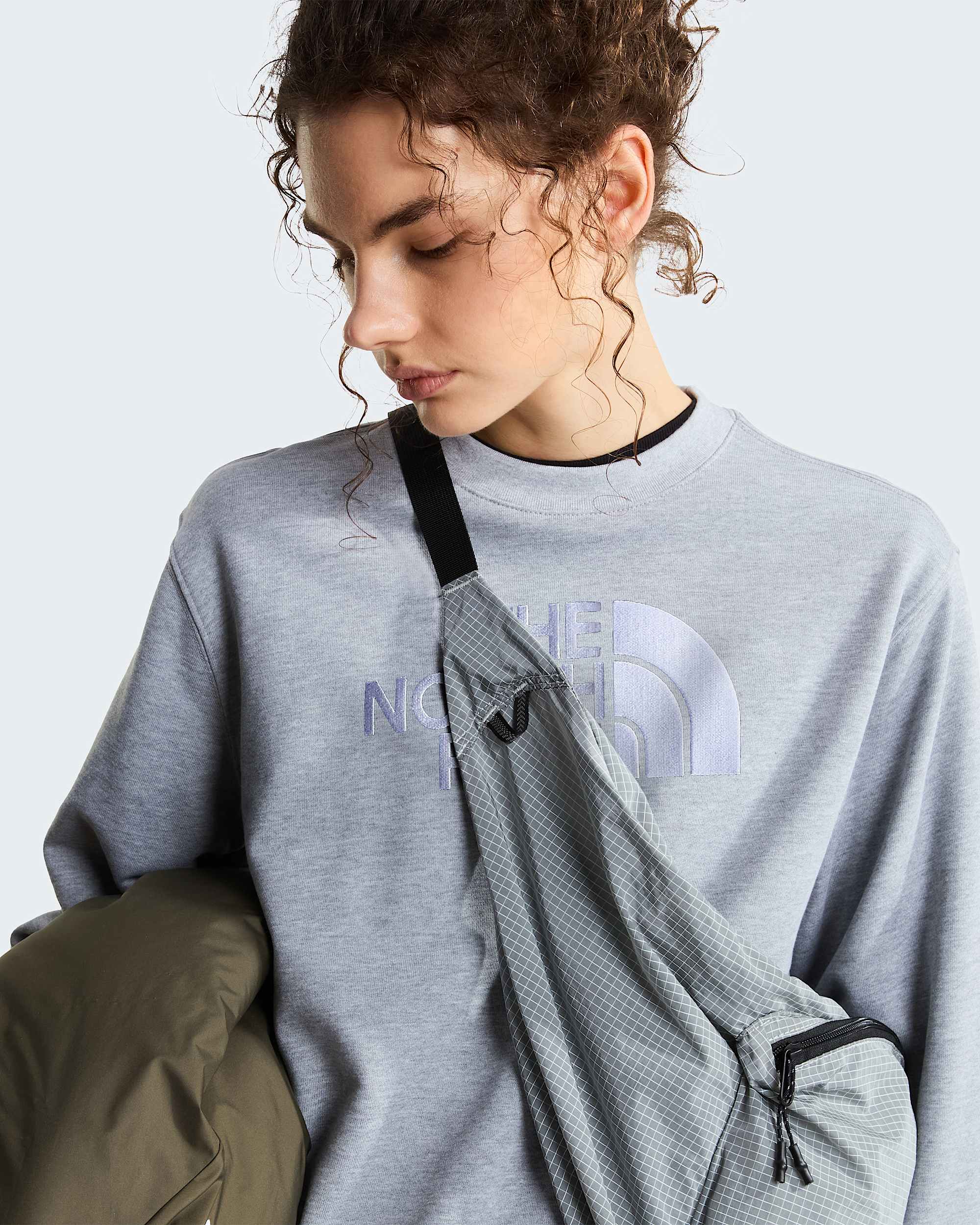 TNF Essential Terry Simple Dome Relaxed Sweatshirt voor dames TNF ALT5