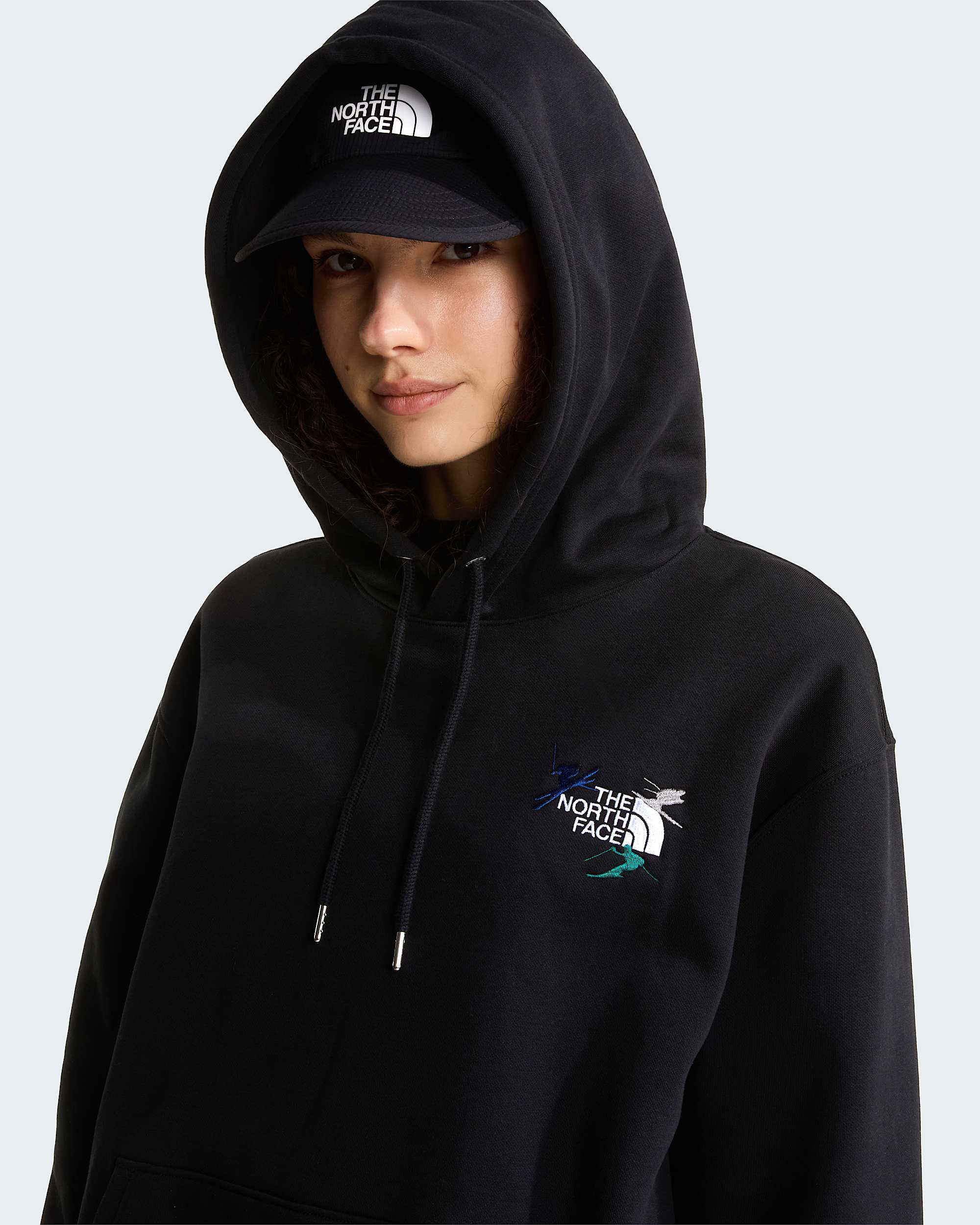 Bluza unisex z kapturem i haftowan grafik Off Piste TNF ALT16