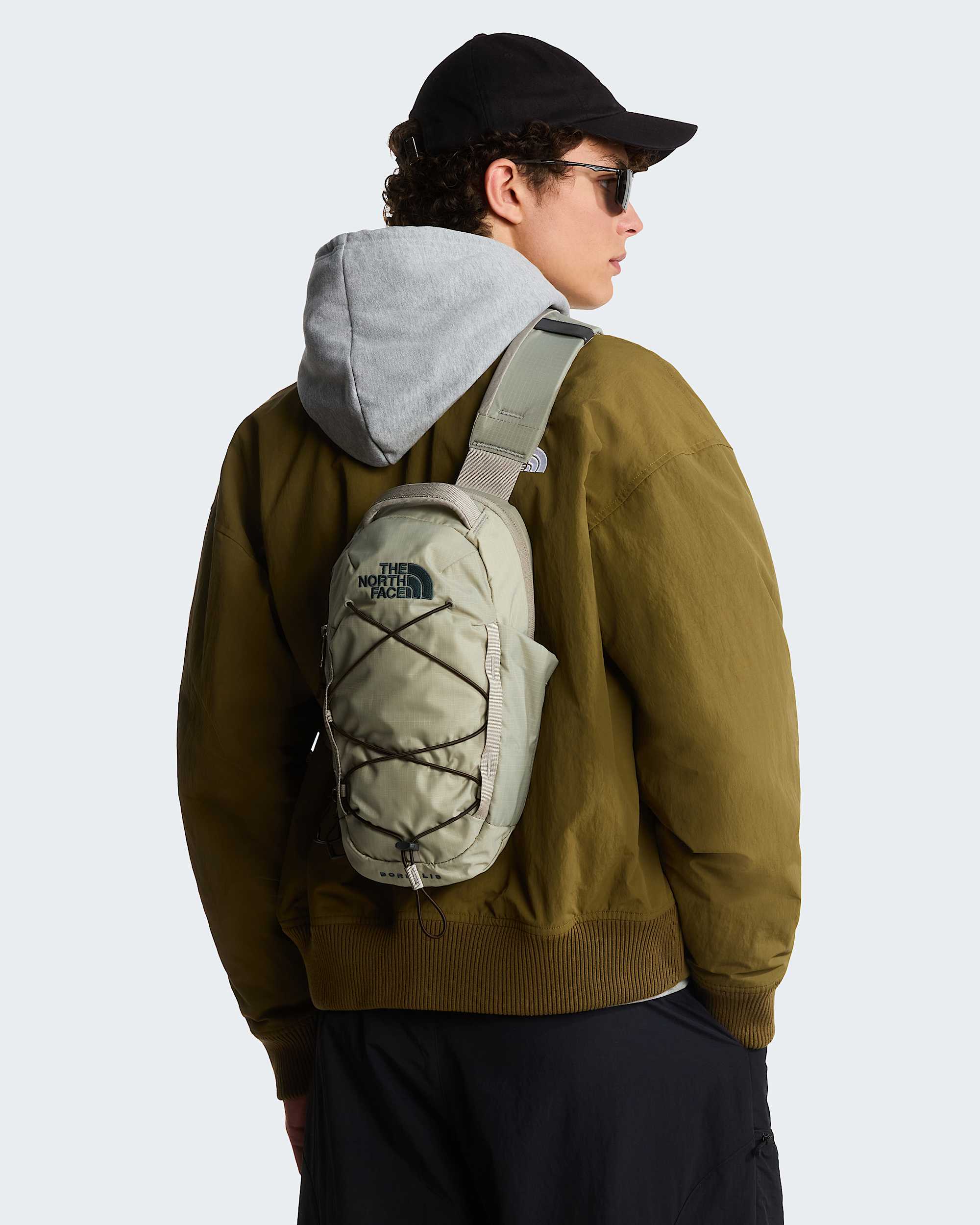 Zaino Borealis Sling TNF Stone SlabDark ChestnutAsphalt Grey ALT1