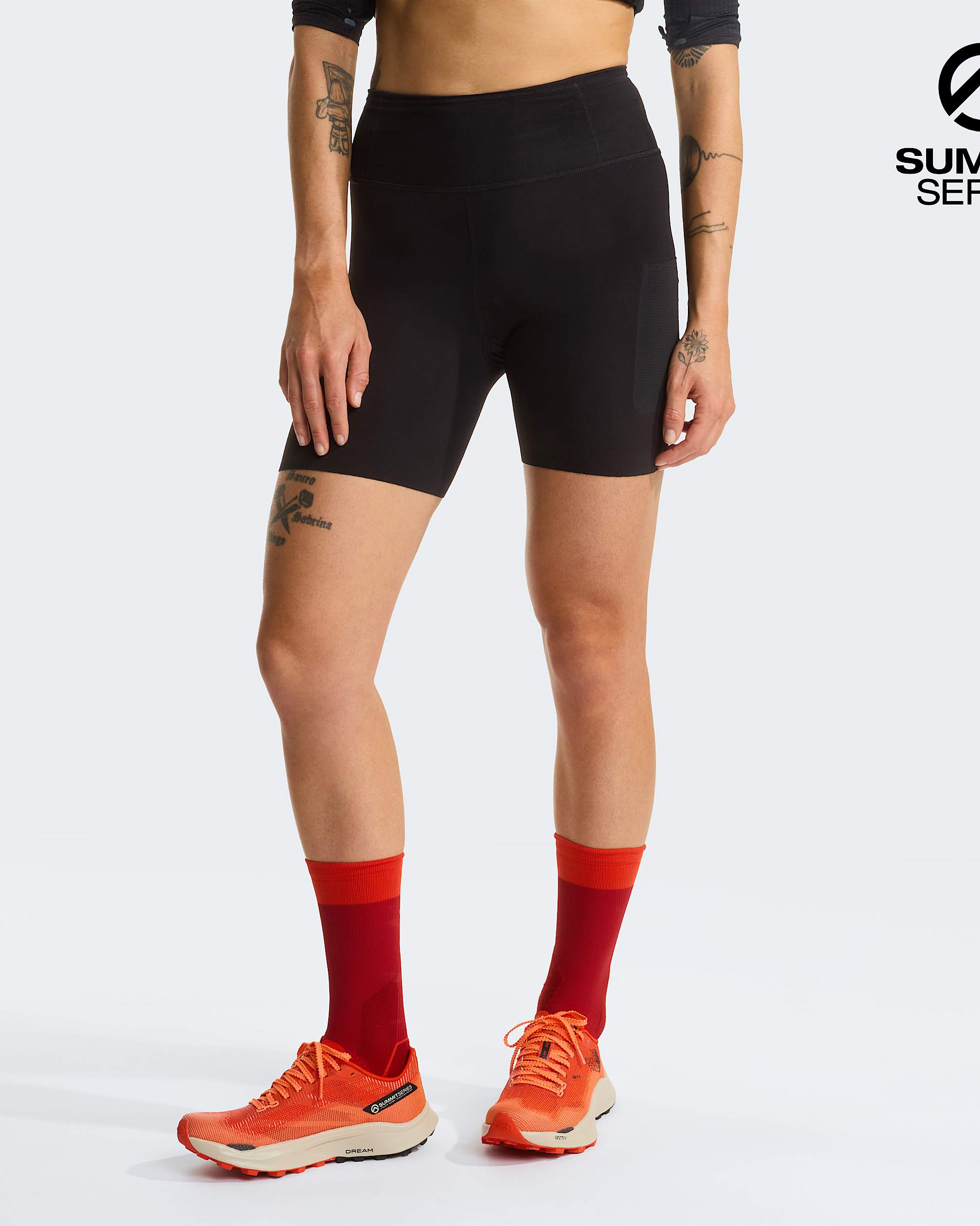 Womens Summit Ripida Tight Shorts TNF HERO
