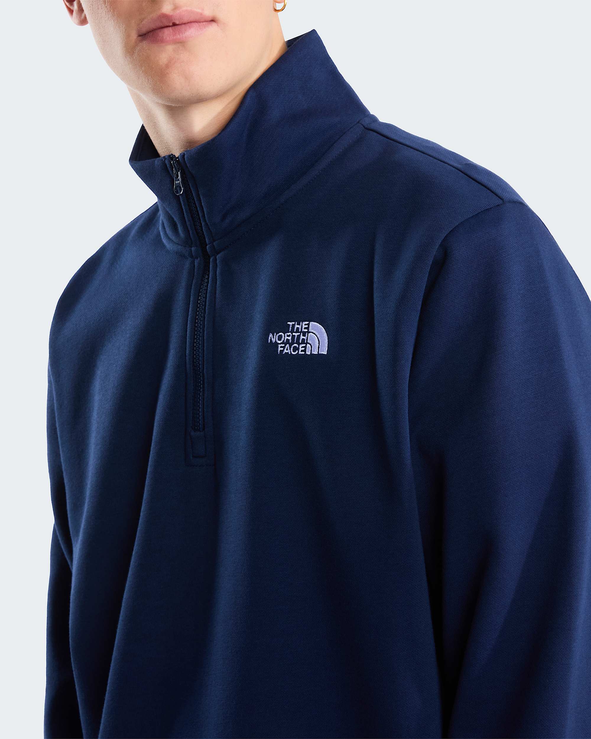Sudadera recta con cremallera de 14  Evolution Simple Dome para hombre TNF alt4