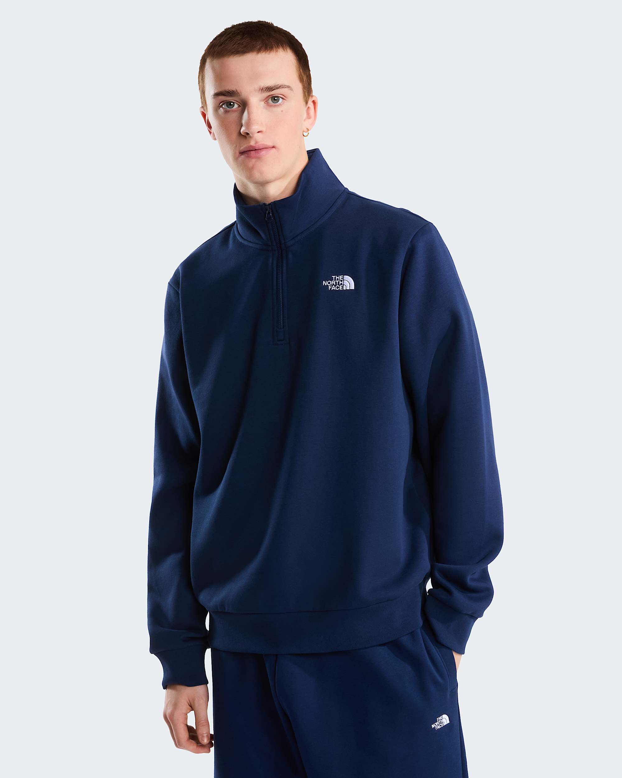 Sudadera recta con cremallera de 14  Evolution Simple Dome para hombre TNF hero