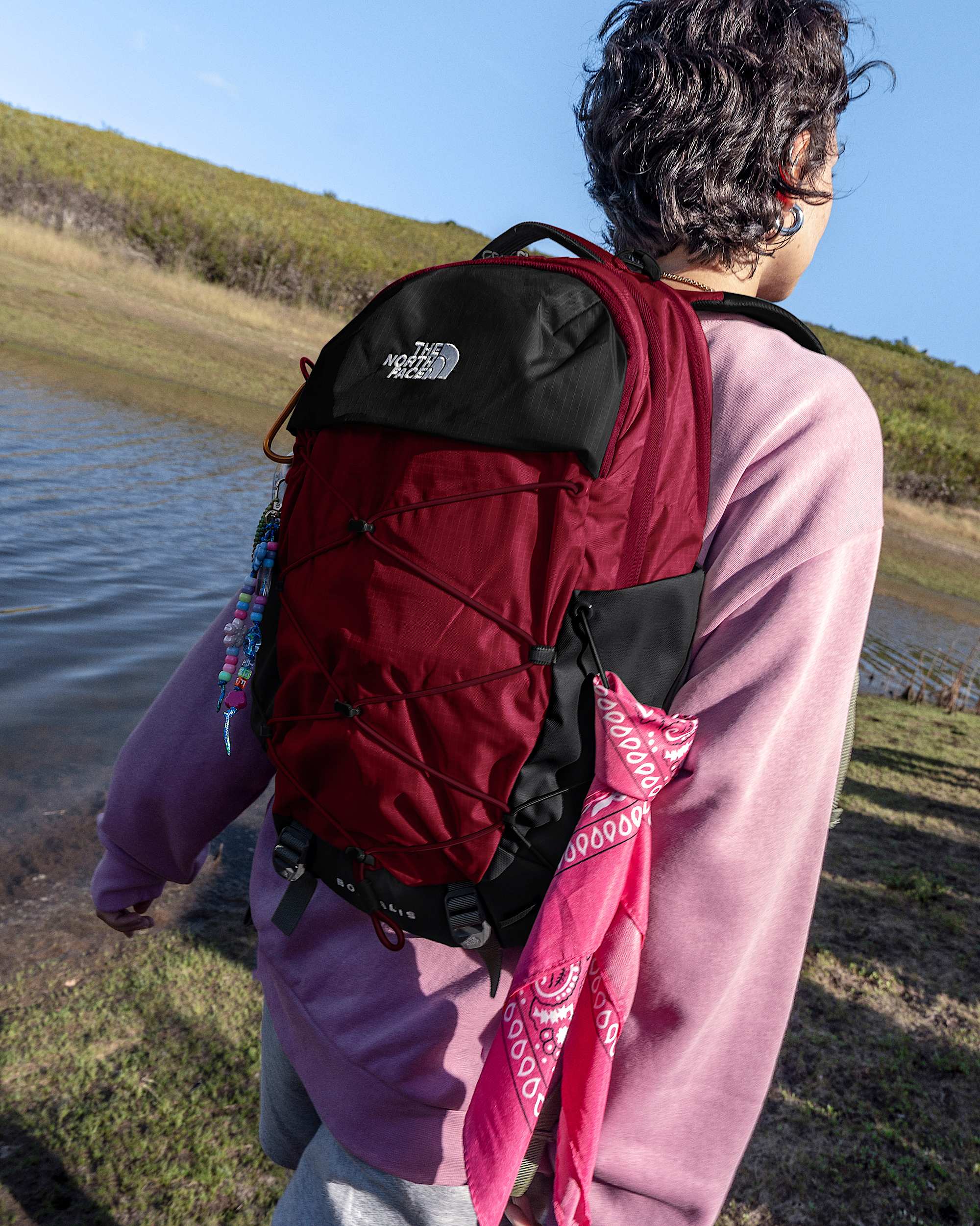 north face adventure red backpack The Women's Borealis Commuter Laptop Backpack, Canyon Dust Dark Heather, One Size The North Face Heckler Backpack