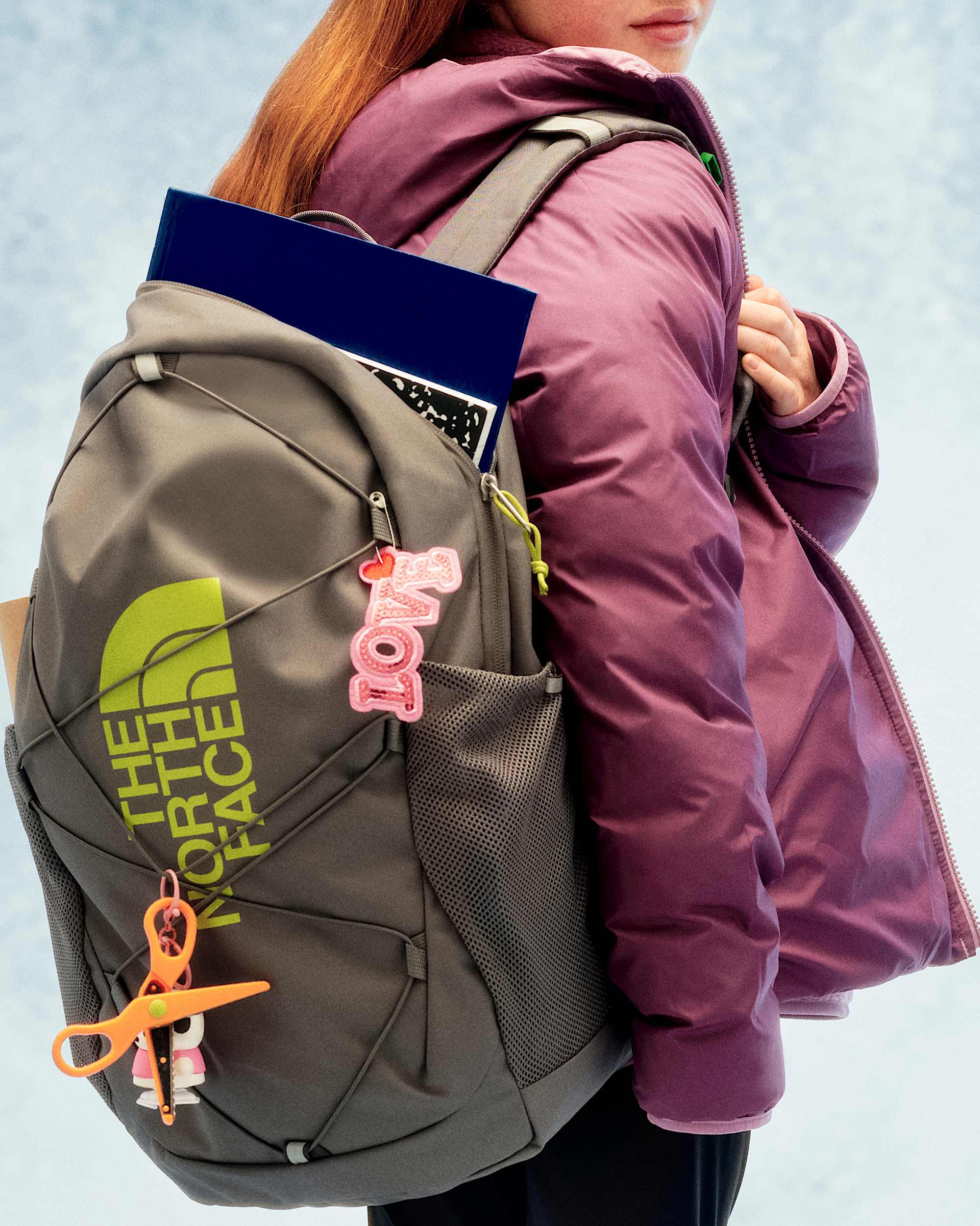 Jesterrugzak voor tieners TNF Smoked PearlSport Moss ALT1