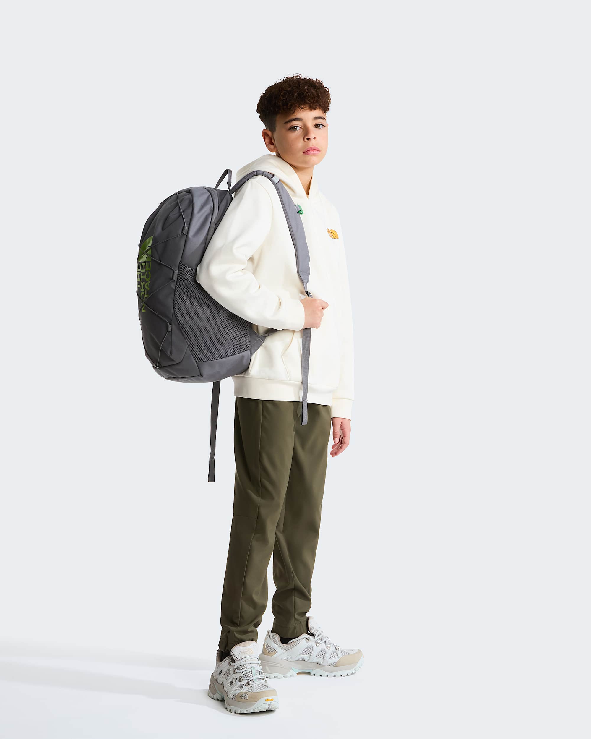 Jesterrugzak voor tieners TNF Smoked PearlSport Moss ALT6