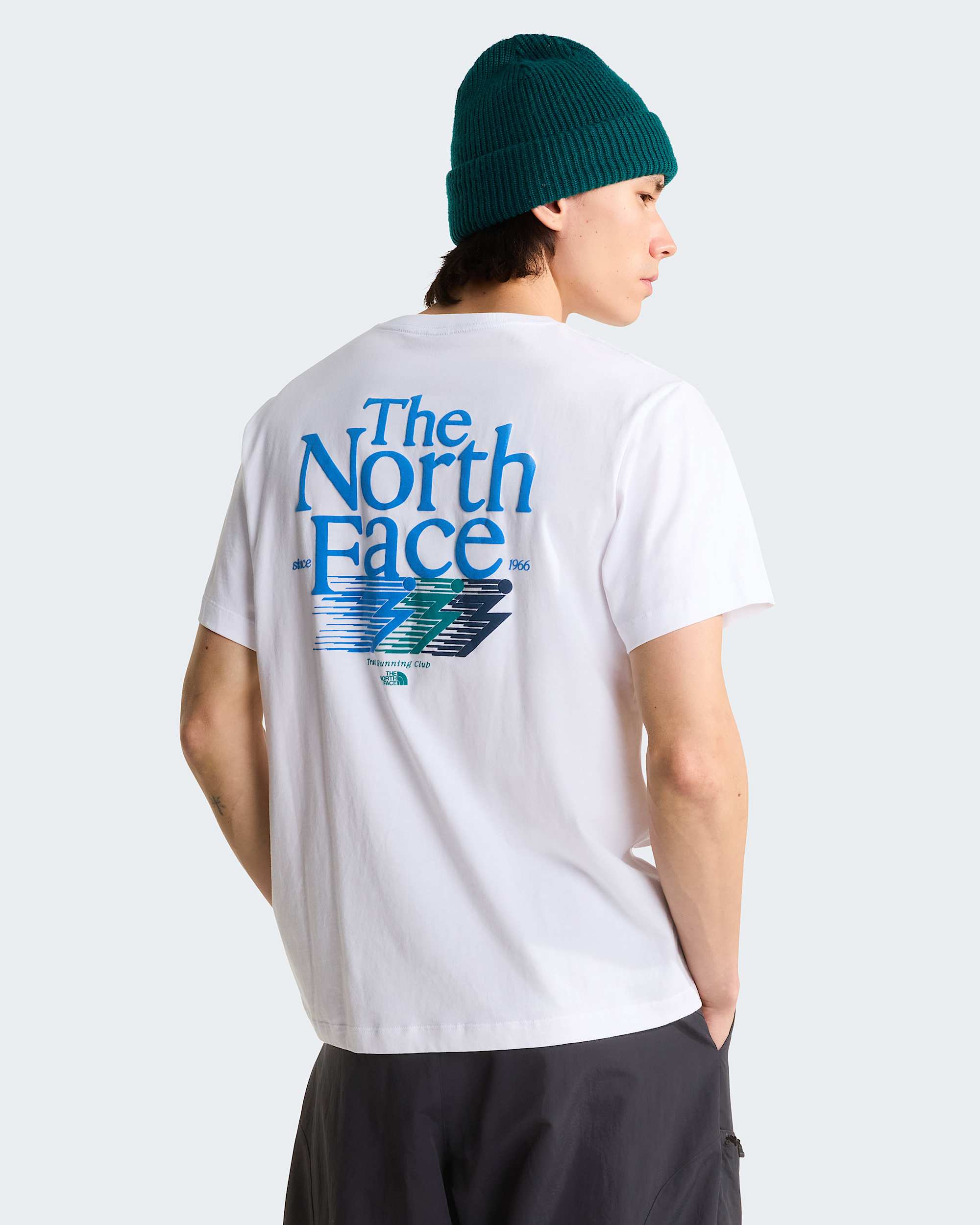 Tshirt descontrada com grfico Retro Trail para homem TNF HERO