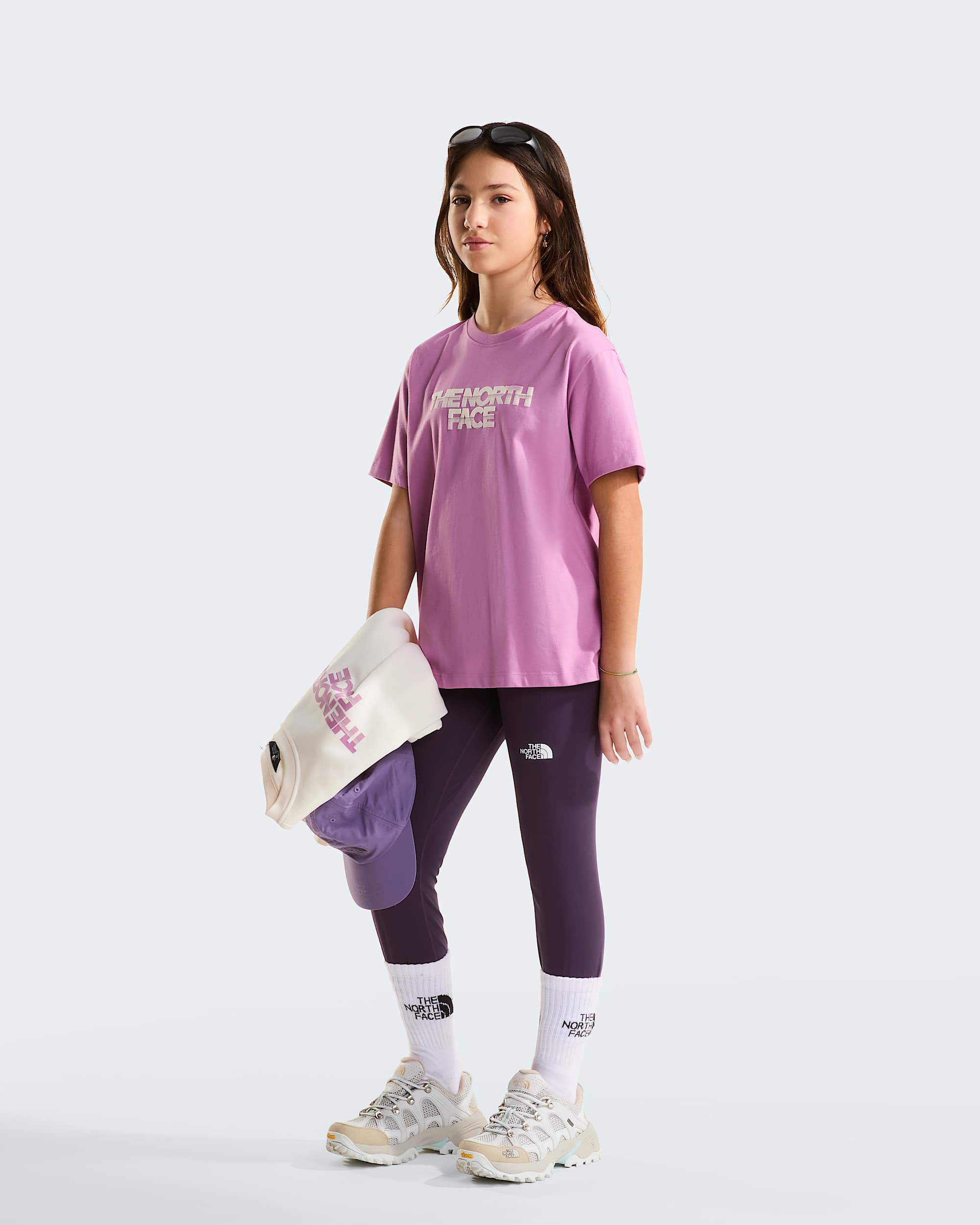 Chalbi Relaxed Graphic TShirt Teenager TNF ALT1