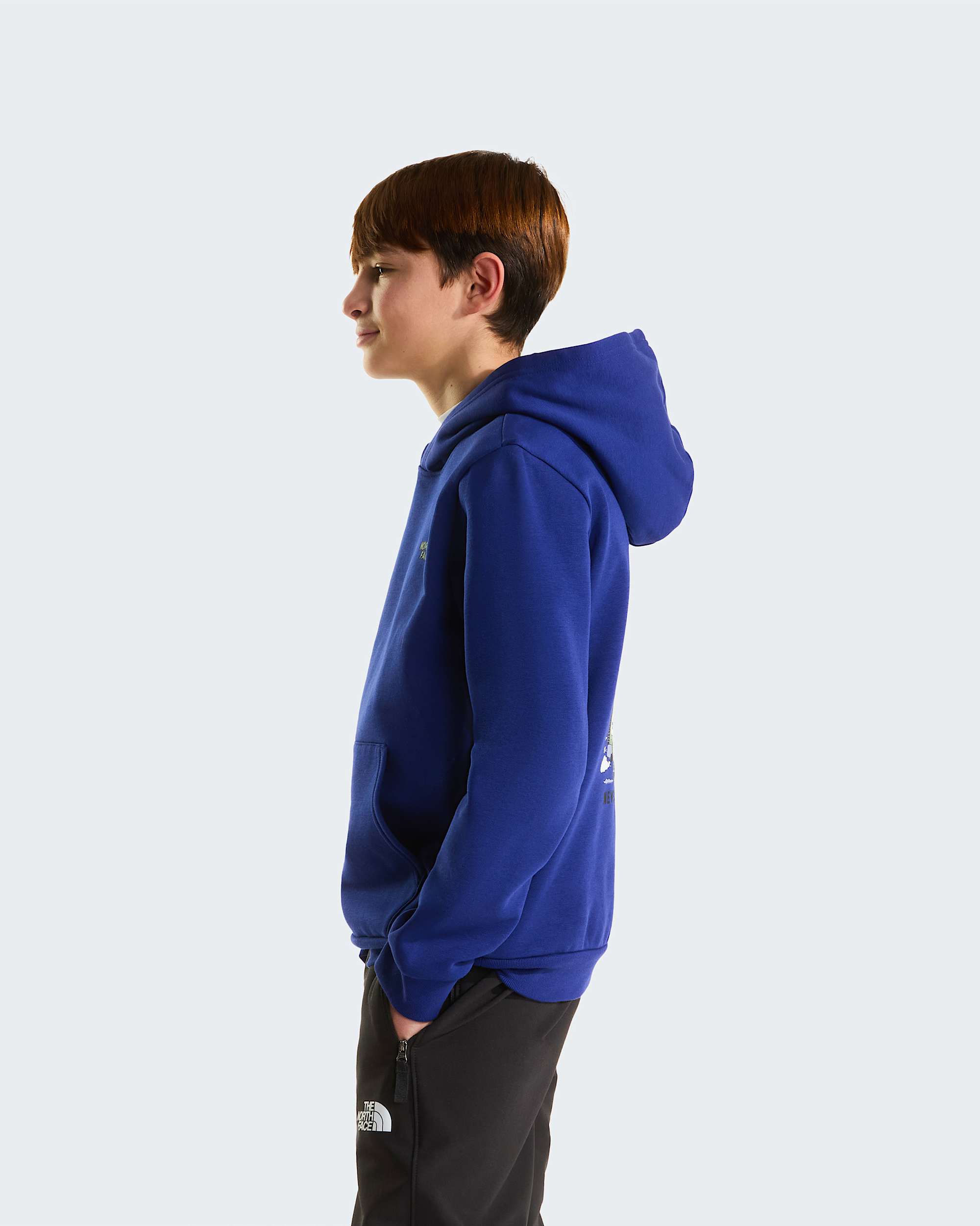 Boys Outdoor Regular Graphic Hoodie TNF ALT3
