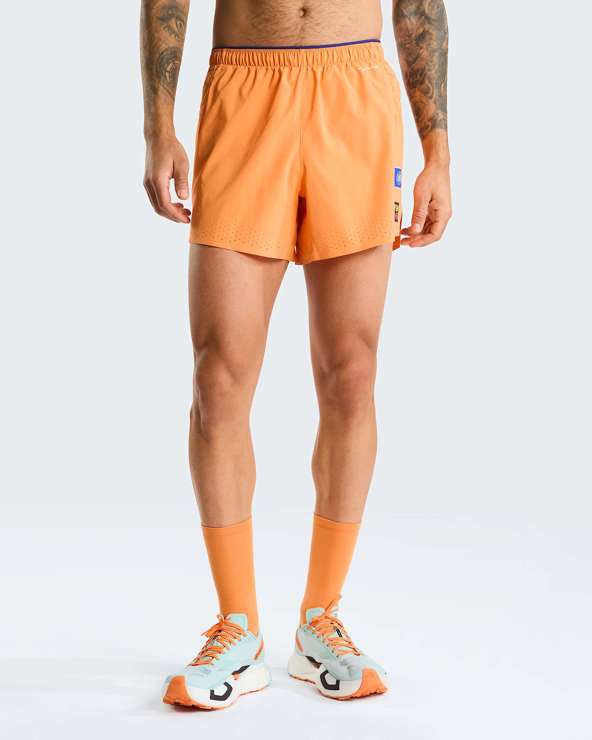 Mens Summit Pacesetter Graphic Shorts TNF HERO