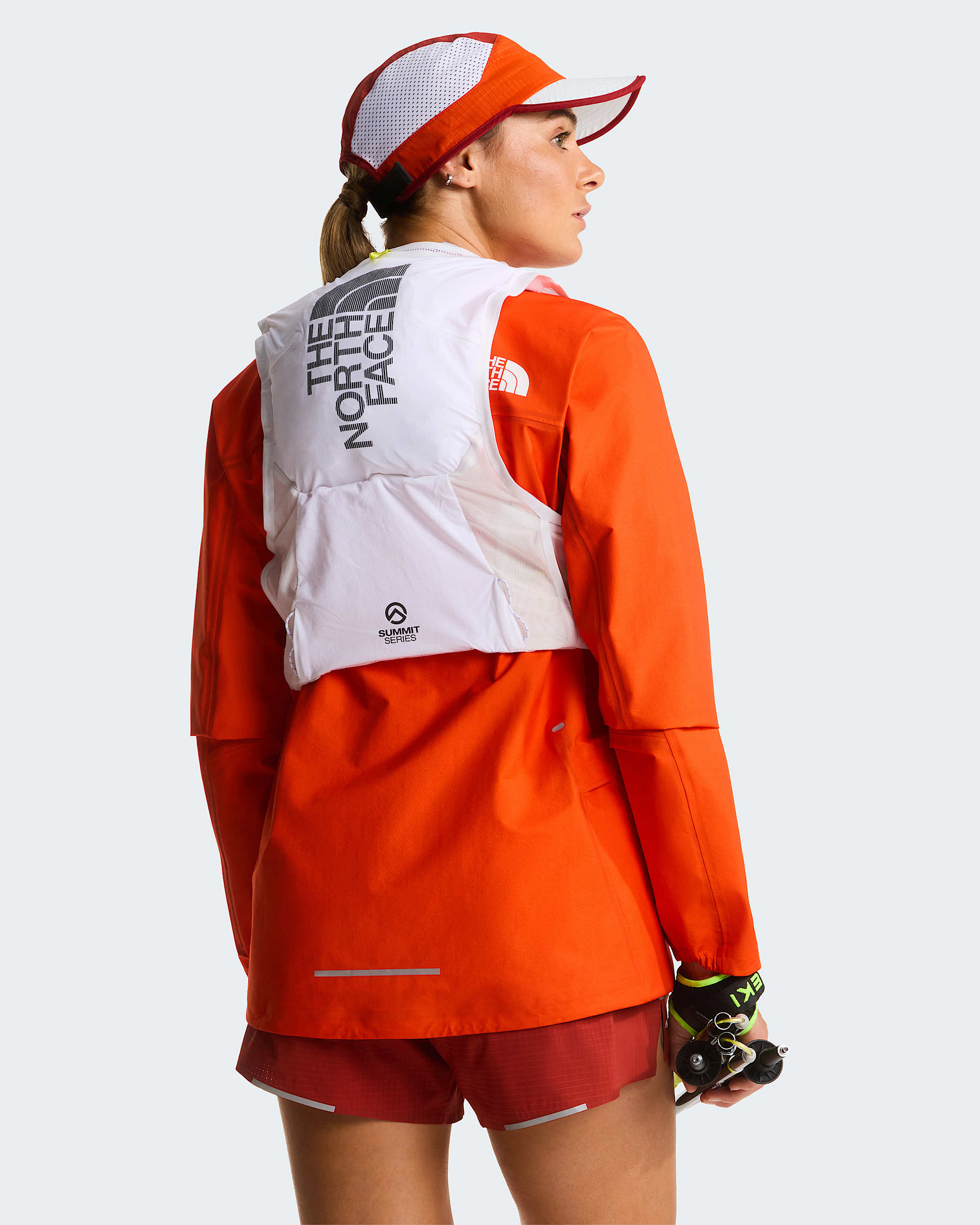 Chaleco de correr Summit de 5 litros TNF TNF WhiteWhite Ash HERO