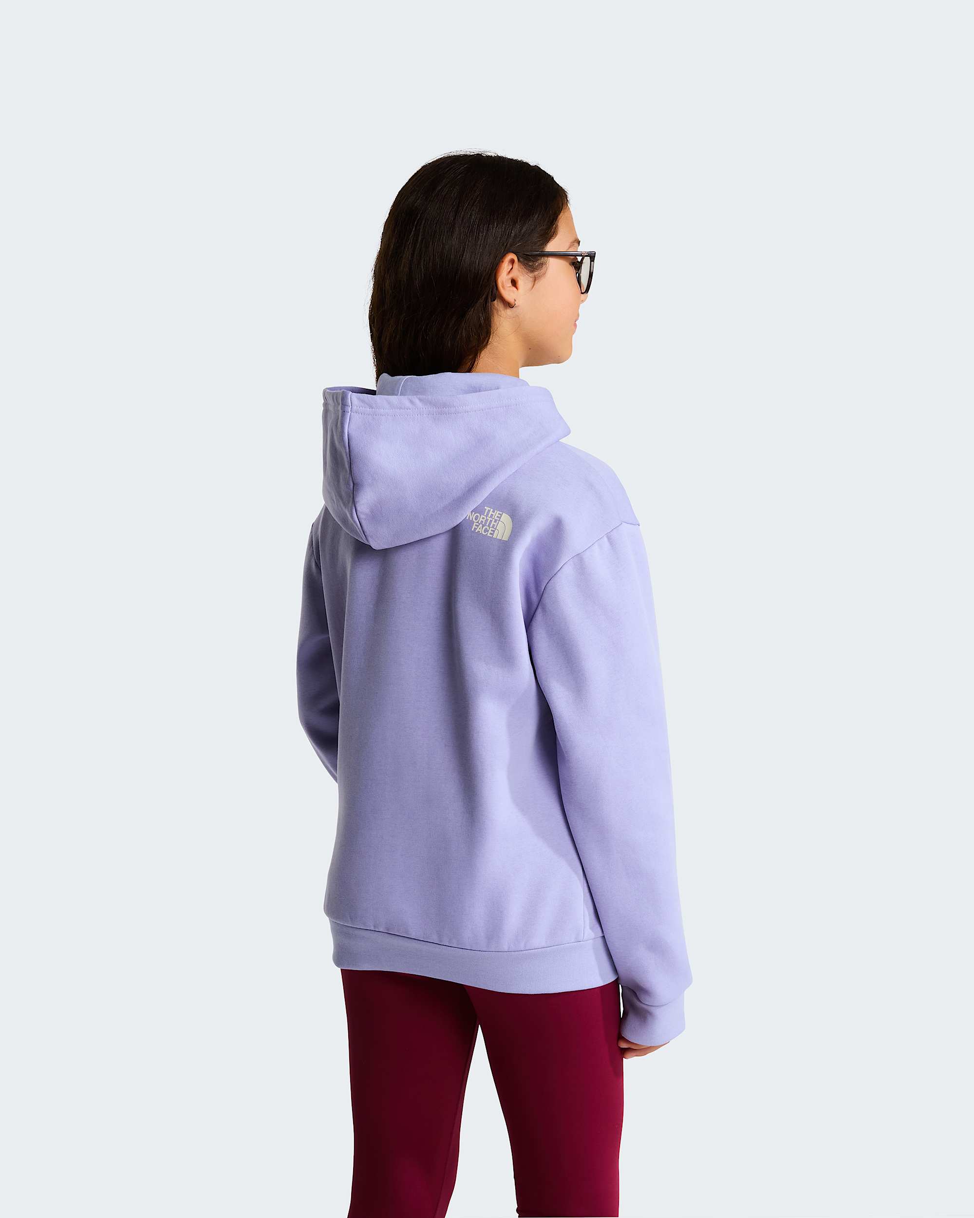Brand Proud Relaxed Graphic Hoodie Girl TNF ALT3