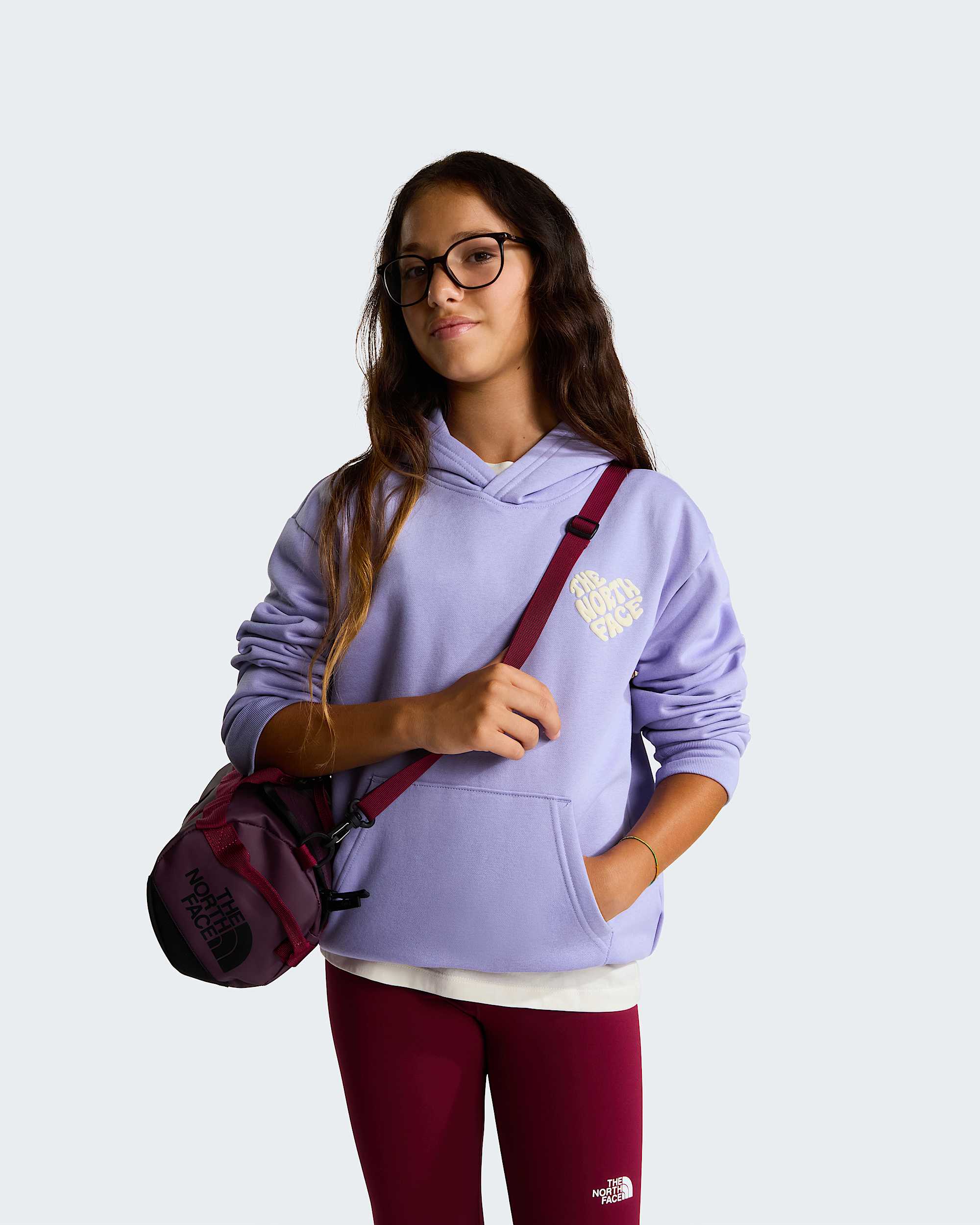 Brand Proud Relaxed Graphic Hoodie Girl TNF ALT6