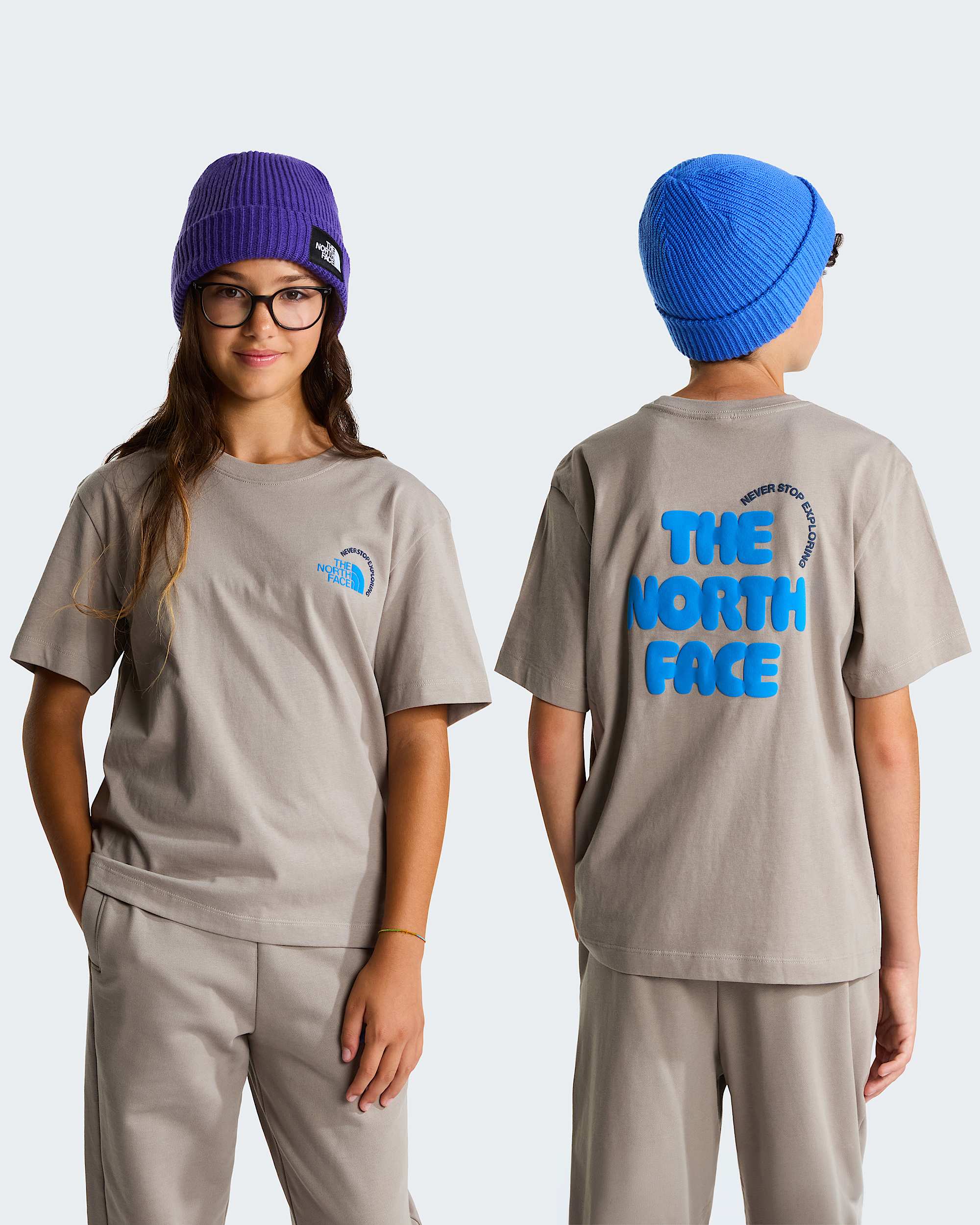 Explore Fonts Relaxed Graphic TShirt fr Teenager TNF HERO