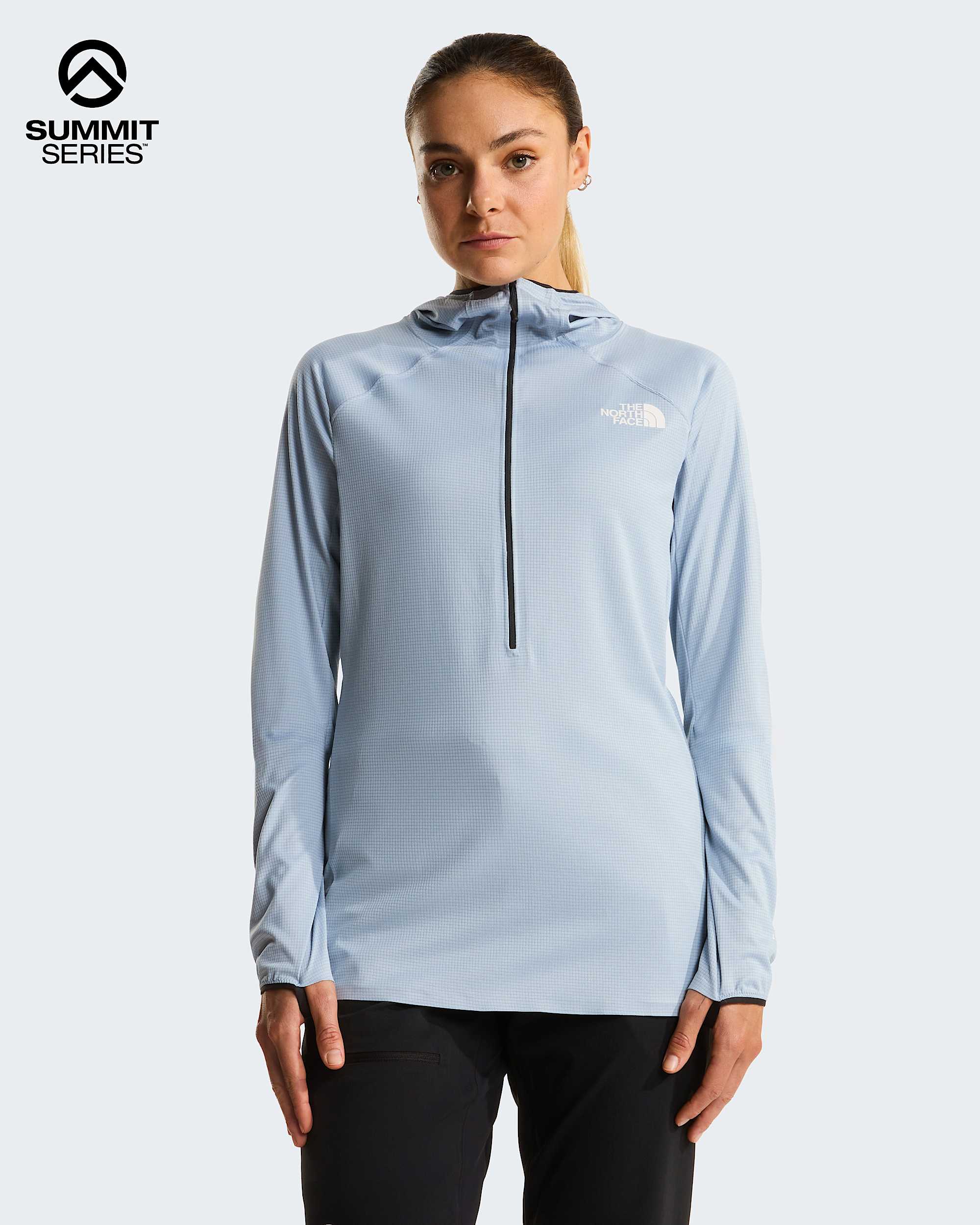 Womens Summit Direct Sun Hoodie TNF hero