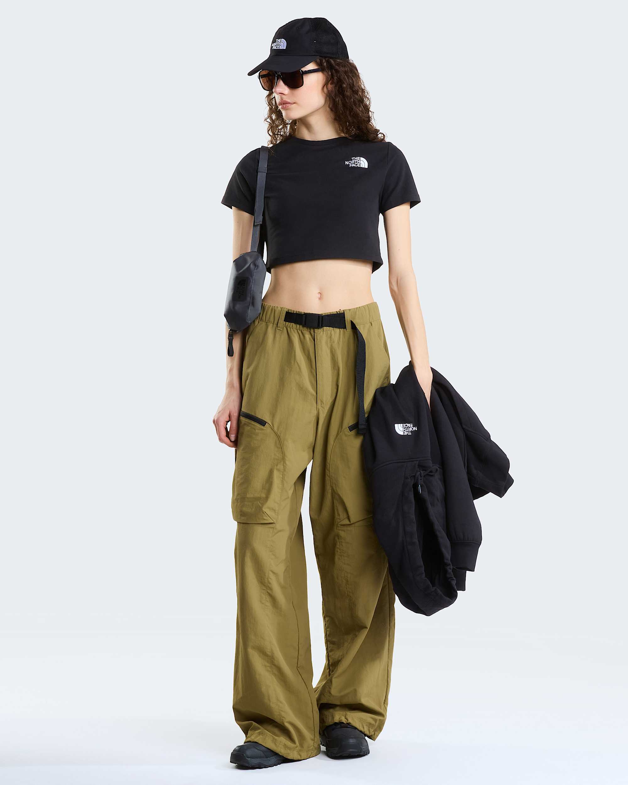 Kurzgeschnittenes TShirt fr Damen TNF alt5