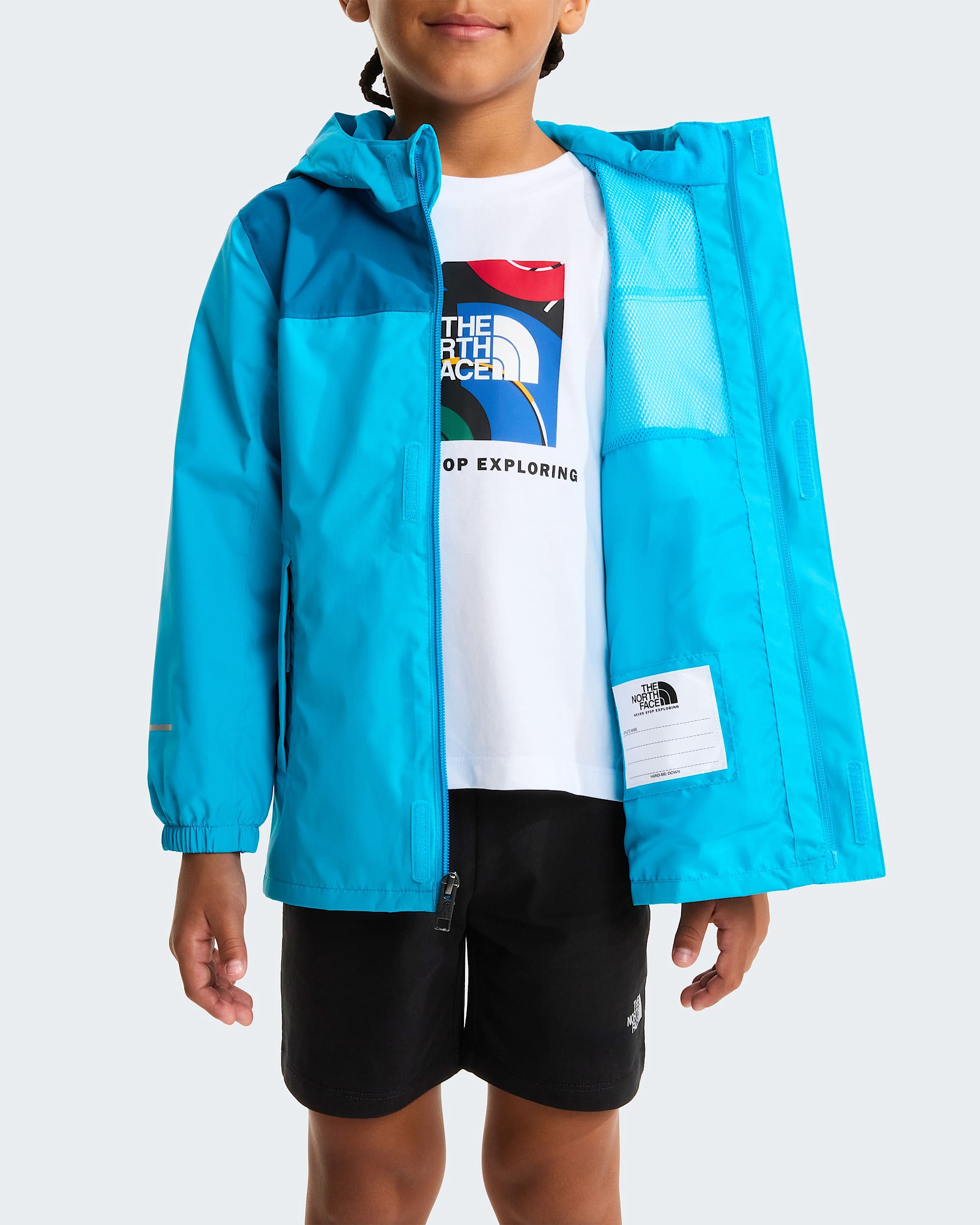 Kids Antora Rain Jacket TNF alt11