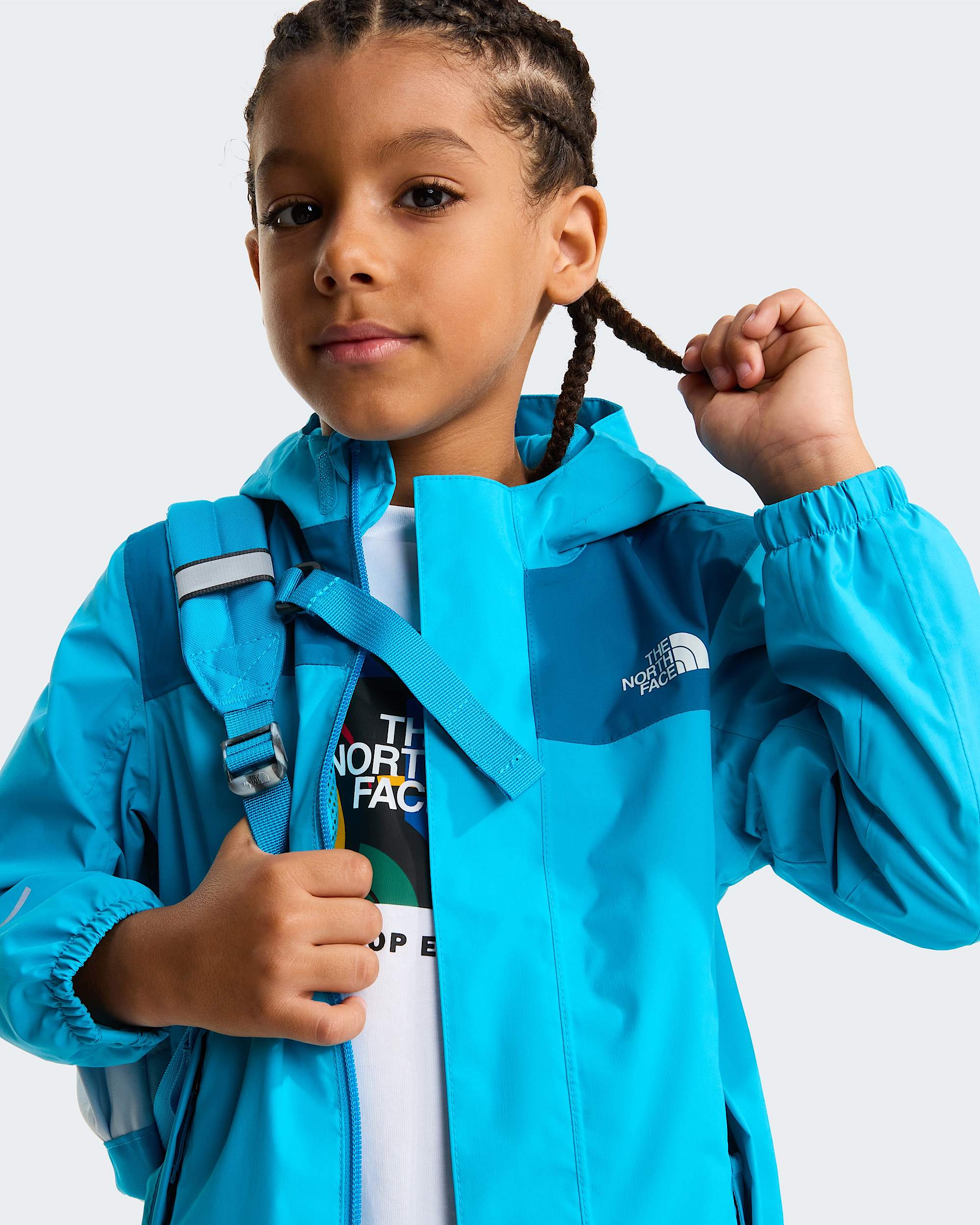 Kids Antora Rain Jacket TNF alt12
