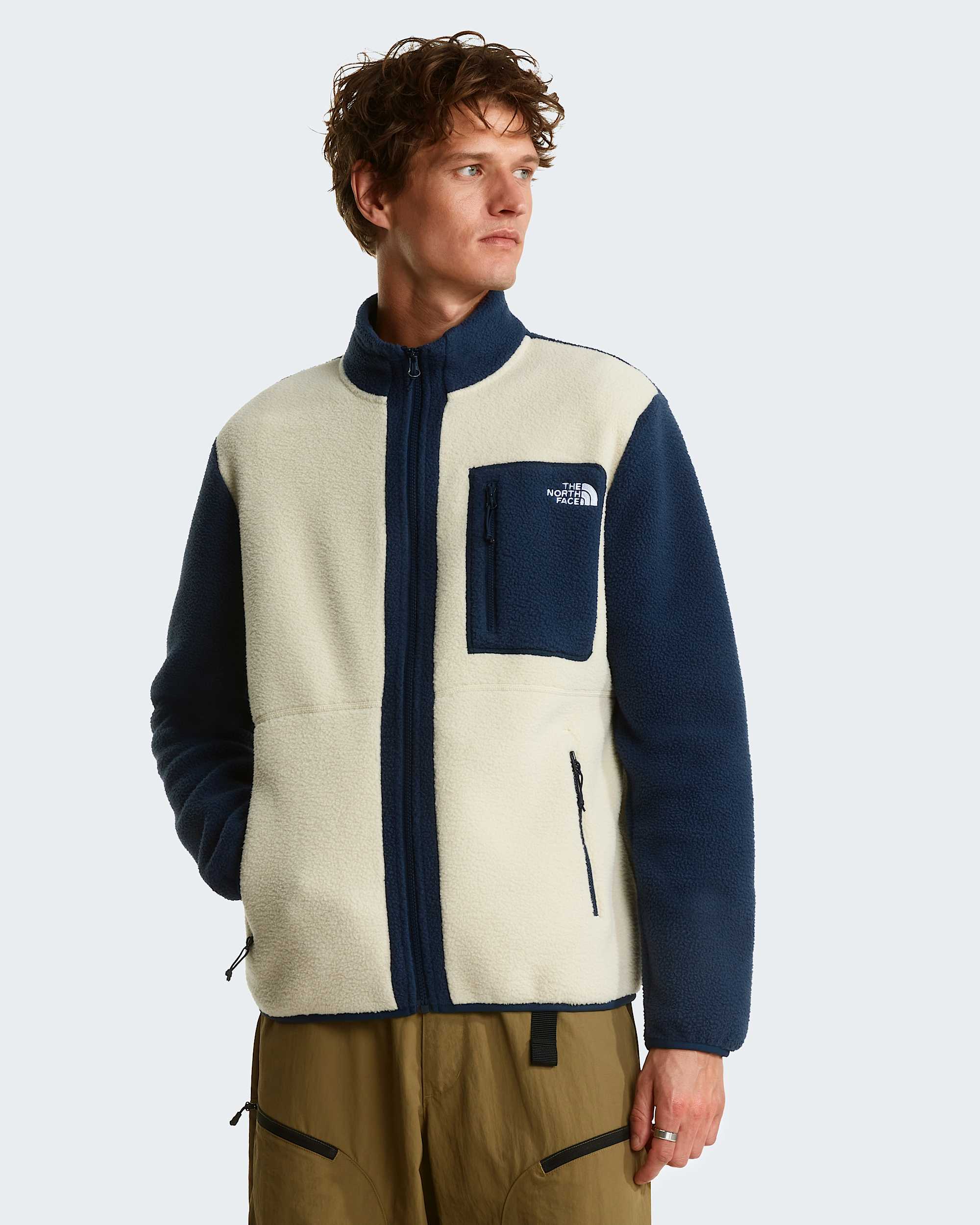 Yumiori Fleecejacke mit durchgehendem RV fr Herren TNF alt4