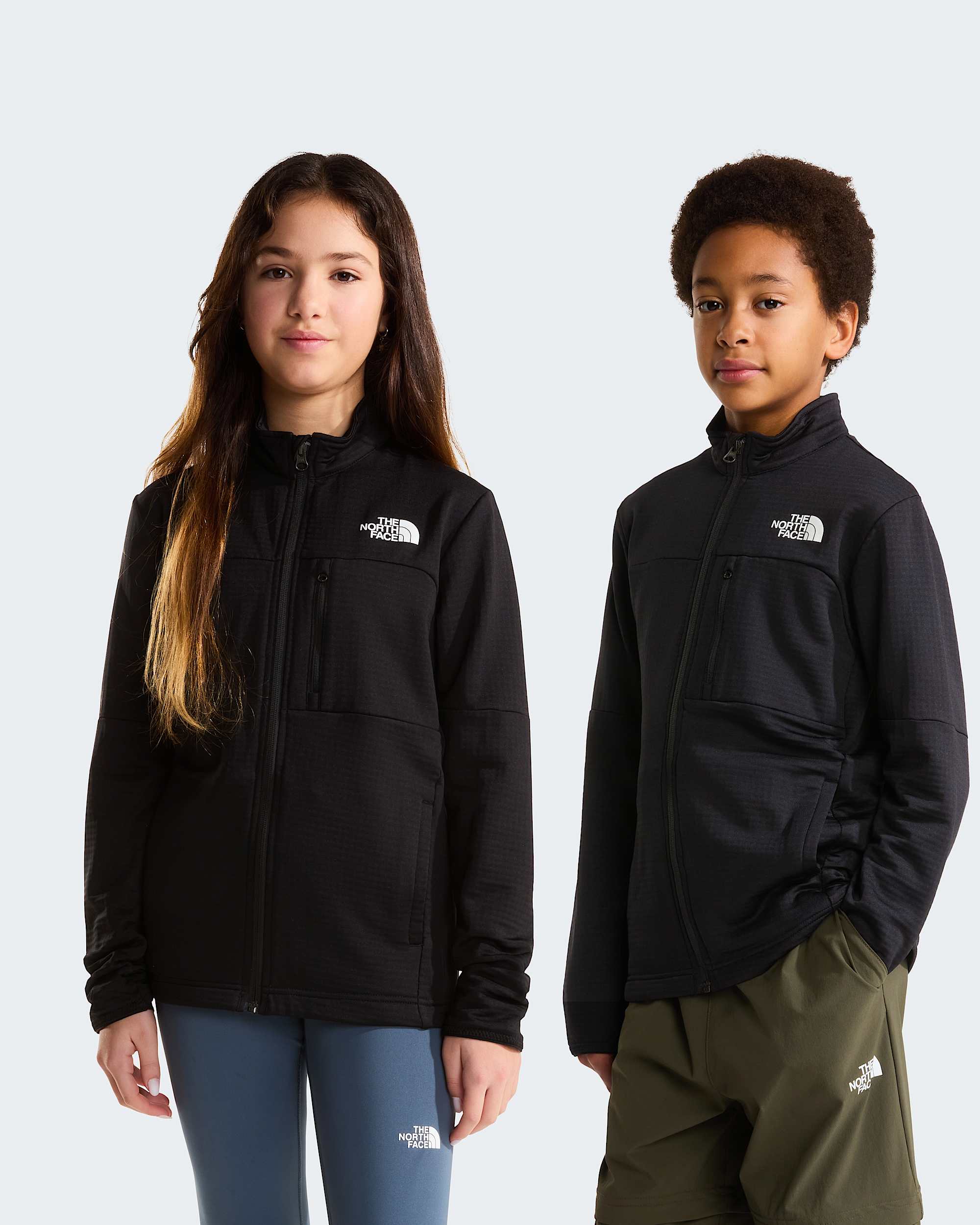 Teens Hike FullZip Midlayer Jacket TNF alt4
