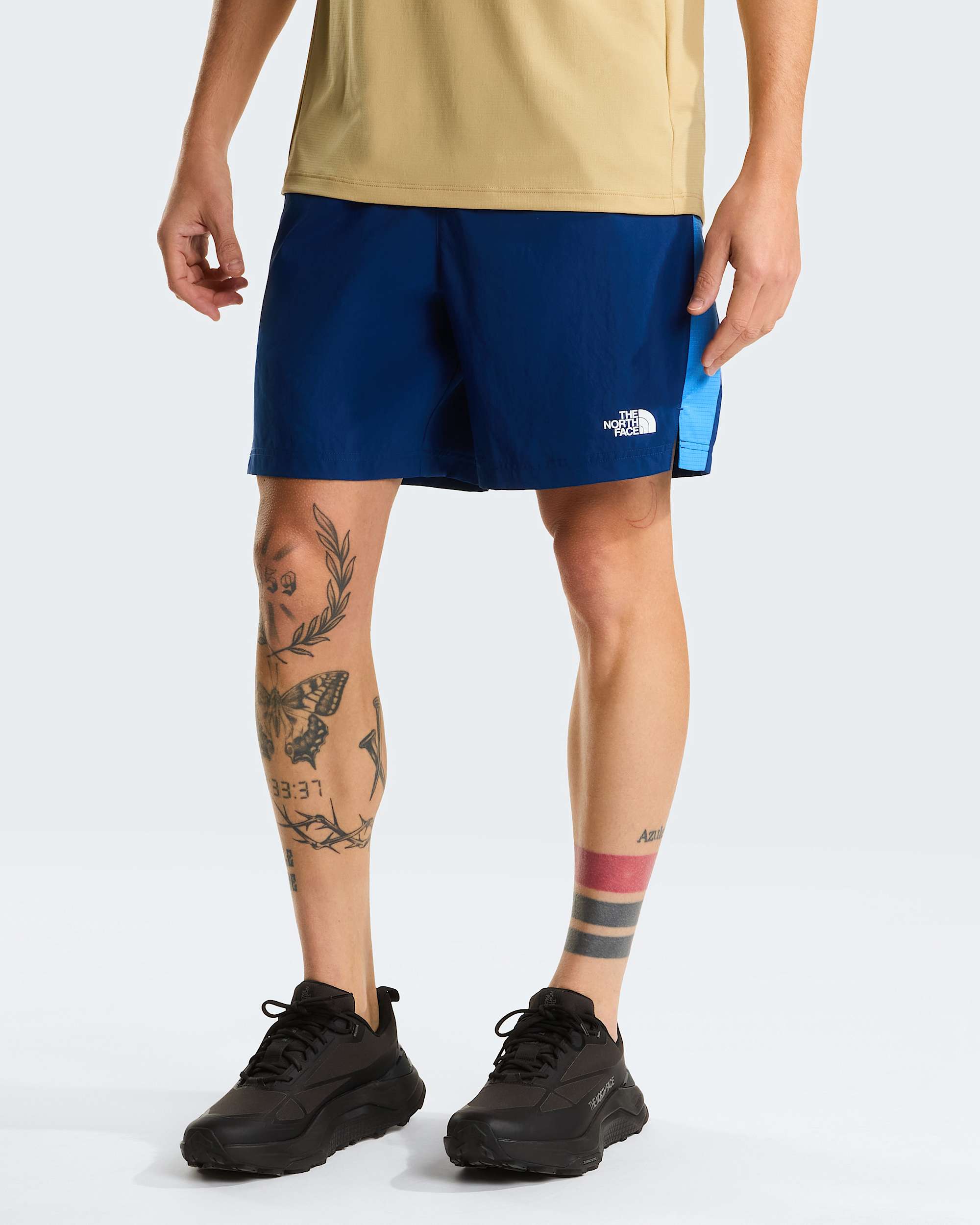 247 Shorts mit Colourblocking fr Herren TNF alt4
