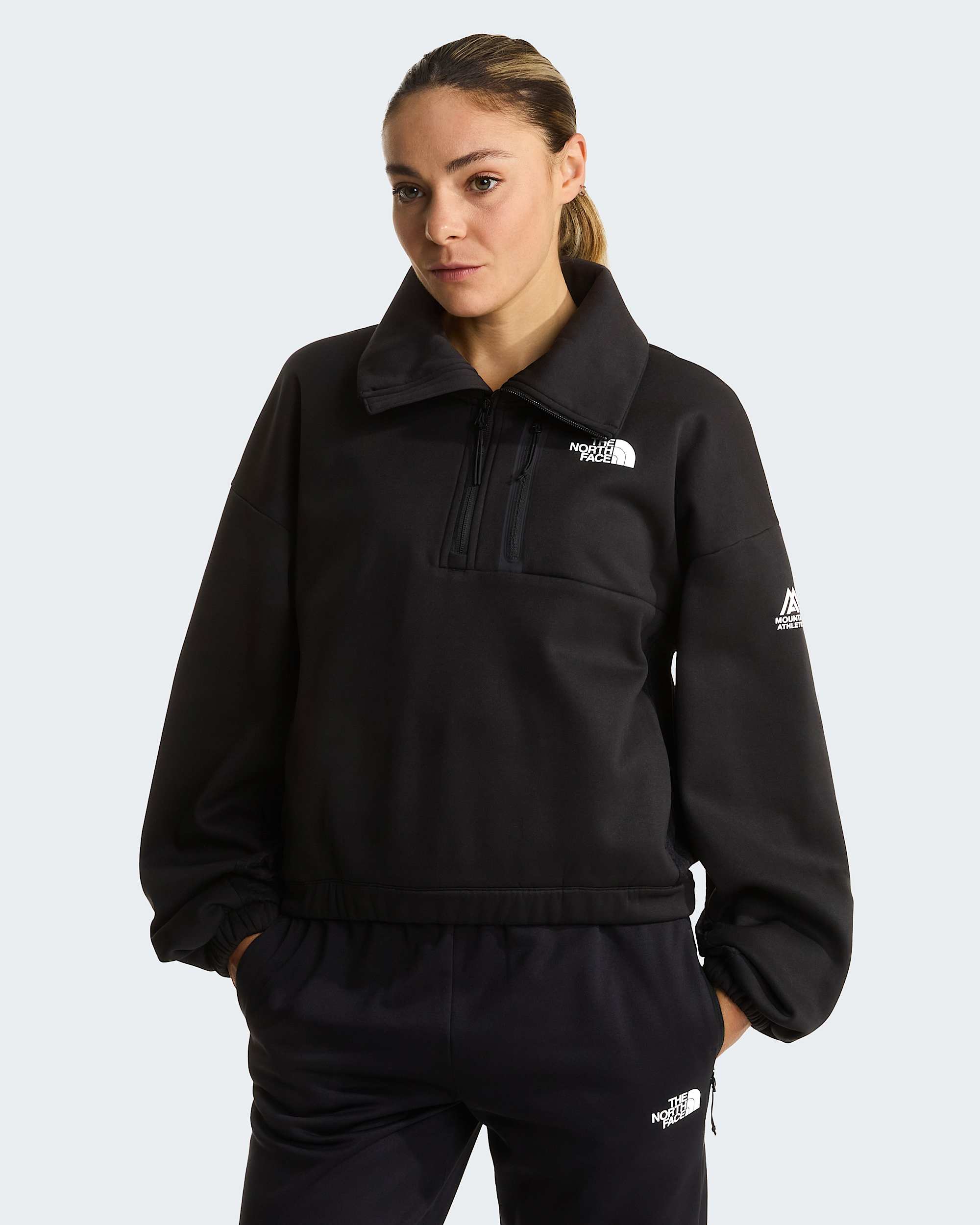 Mountain Athletics Fleece mit 14langem RV und Trichterhals TNF alt4
