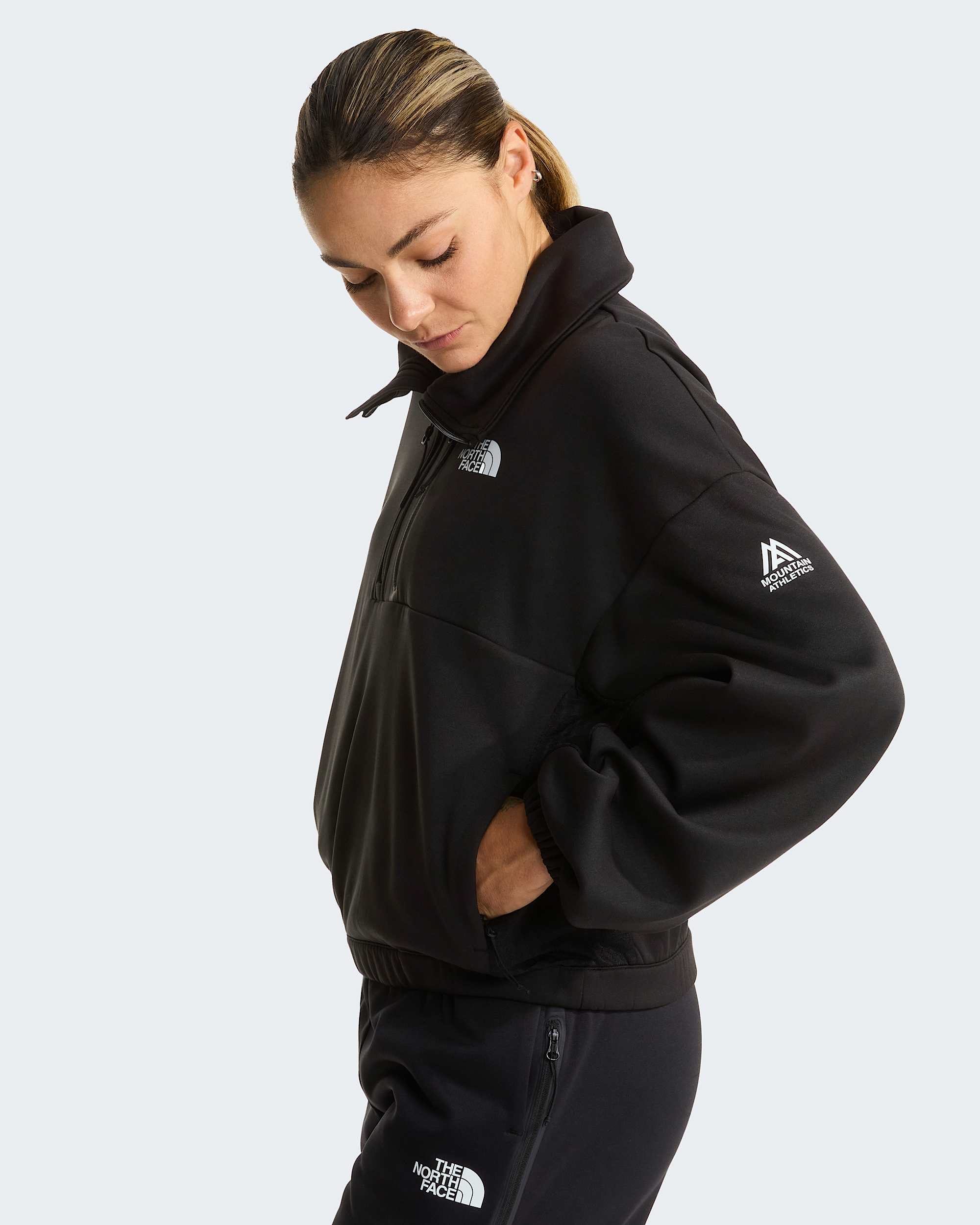 Mountain Athletics Fleece mit 14langem RV und Trichterhals TNF alt6