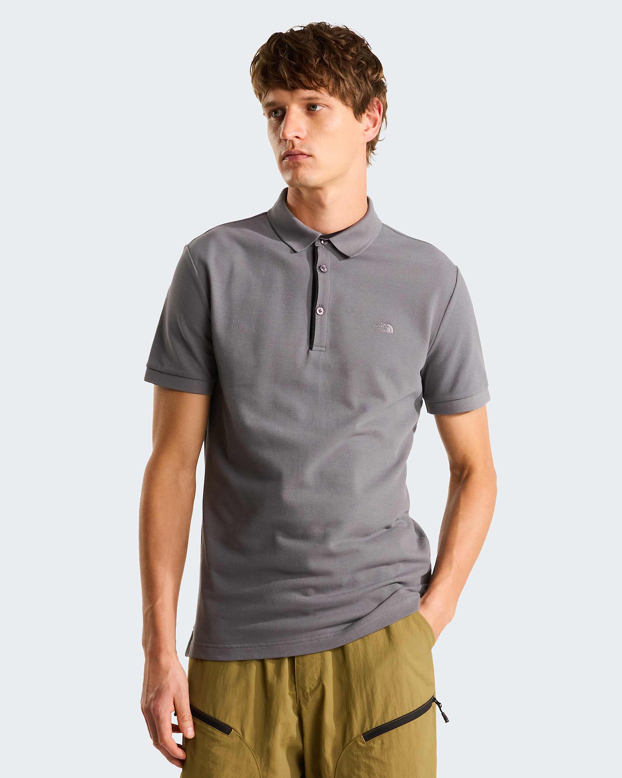 Premium Slimpoloshirt voor heren TNF alt4