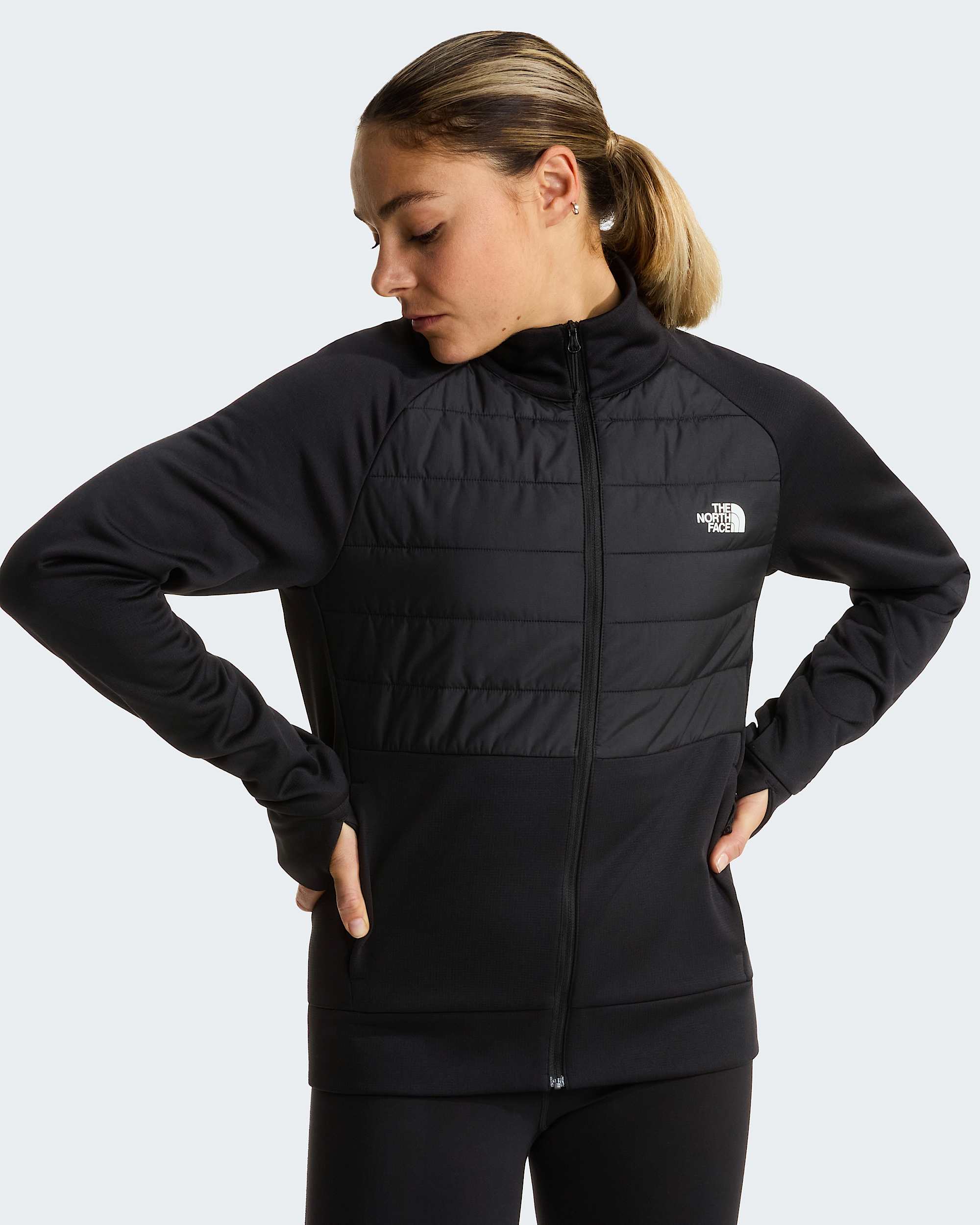 Reaxion 20 Hybridjacke mit durchgehendem RV fr Damen TNF alt4