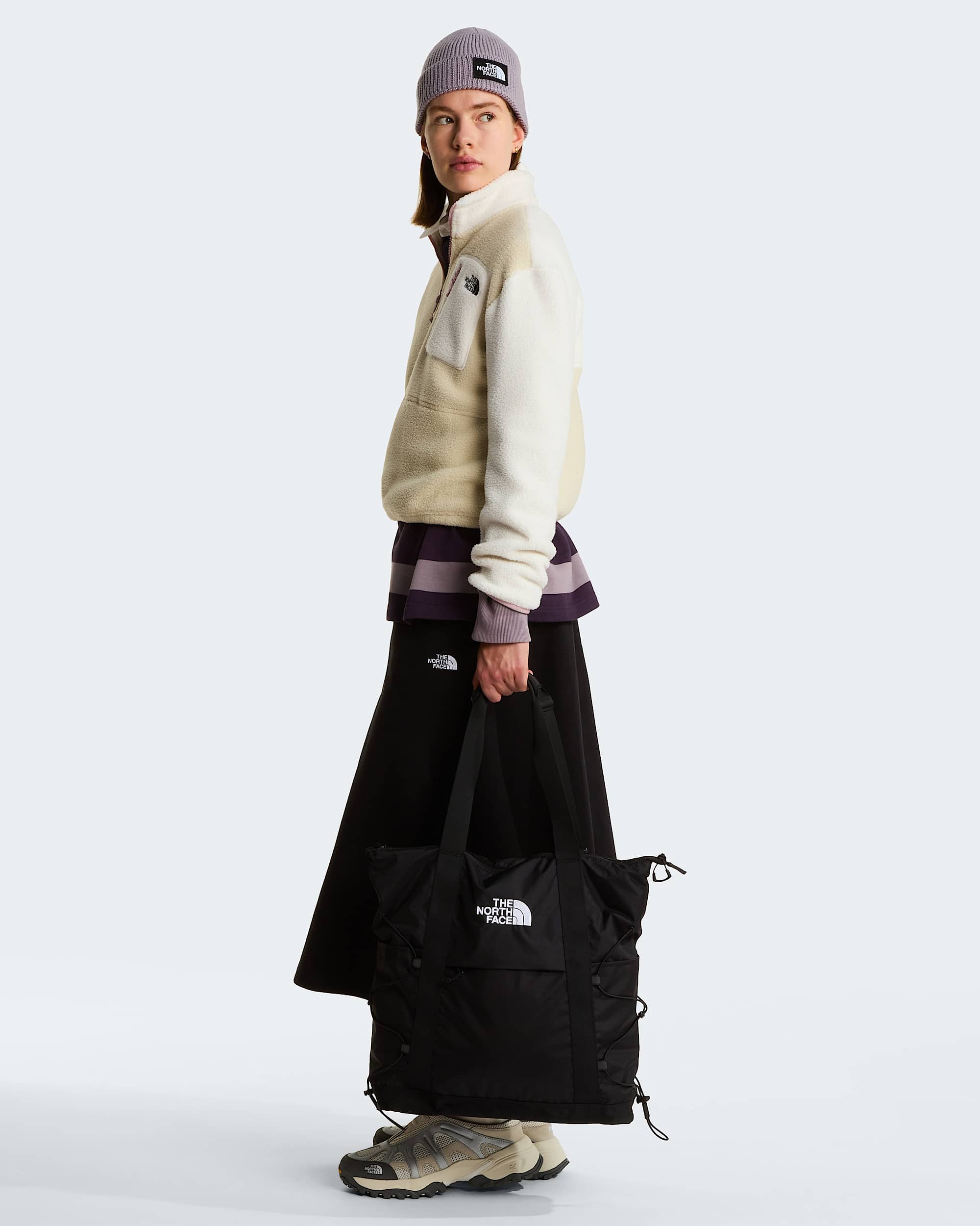 Yumiorifleecejas met kwartrits voor dames TNF alt5