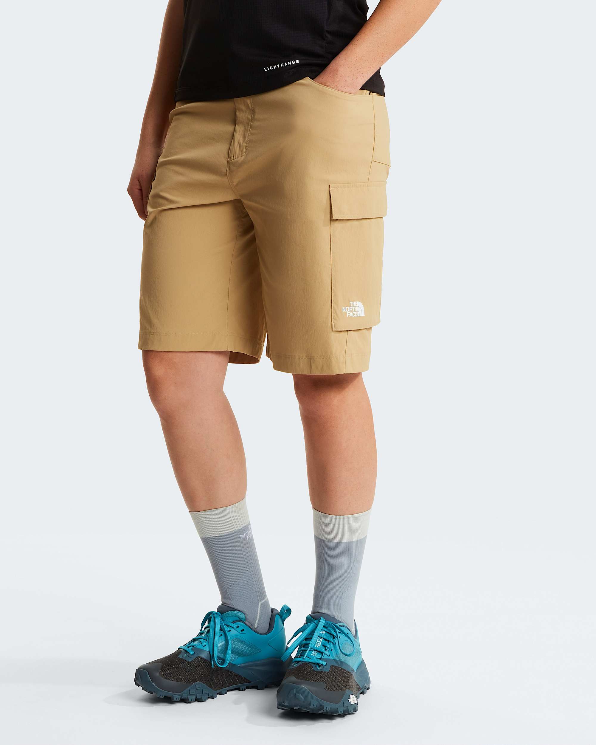 Pantaln corto tipo cargo Exploration para mujer TNF alt4