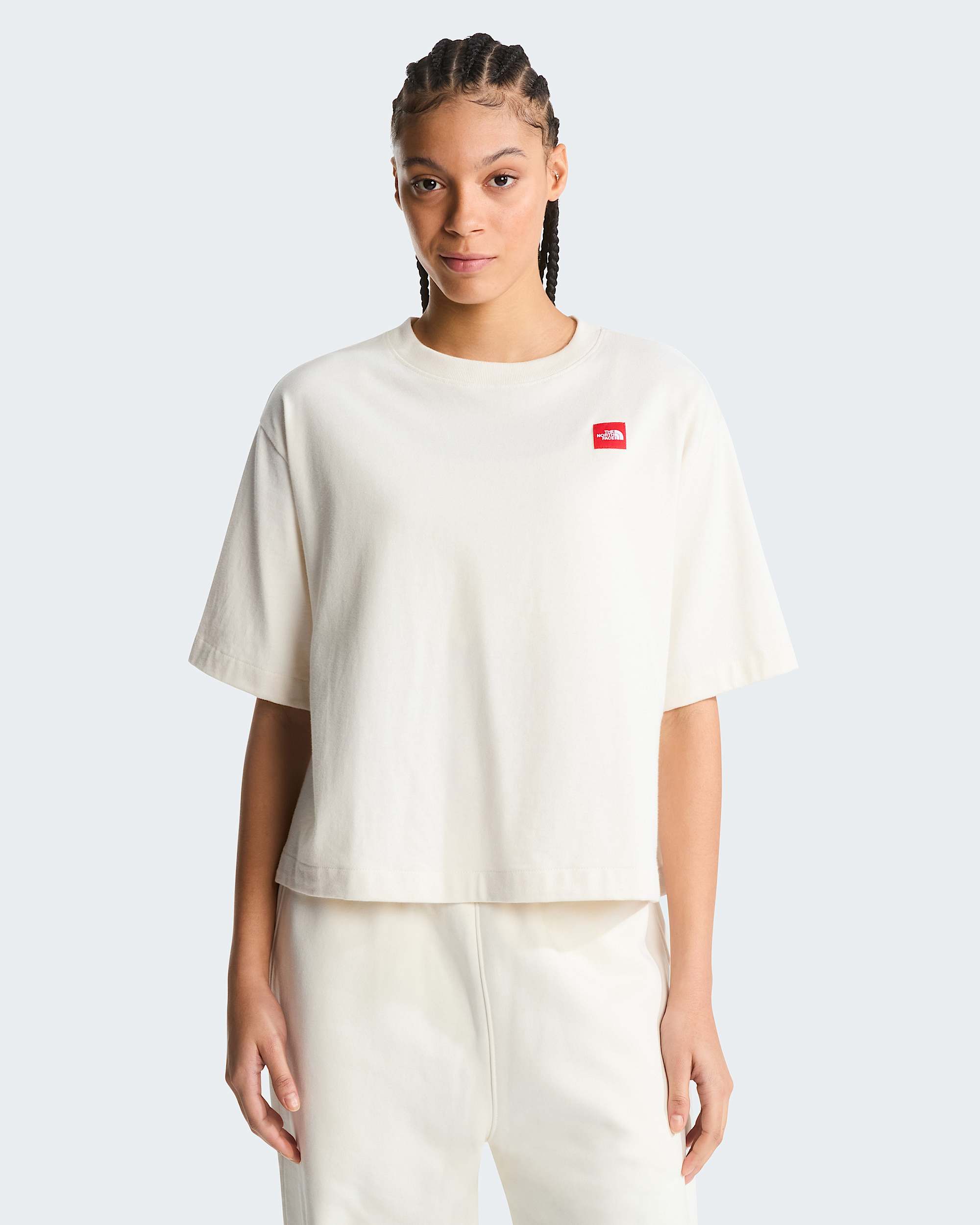 Red Box Boxy TShirt fr Damen TNF alt4