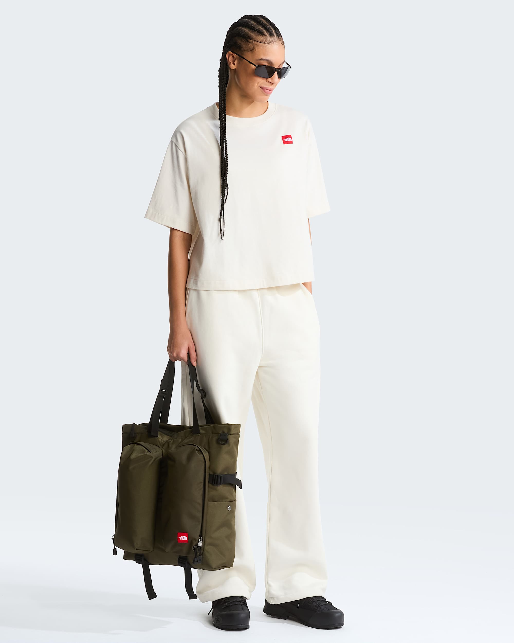 Red Box Boxy TShirt fr Damen TNF alt5