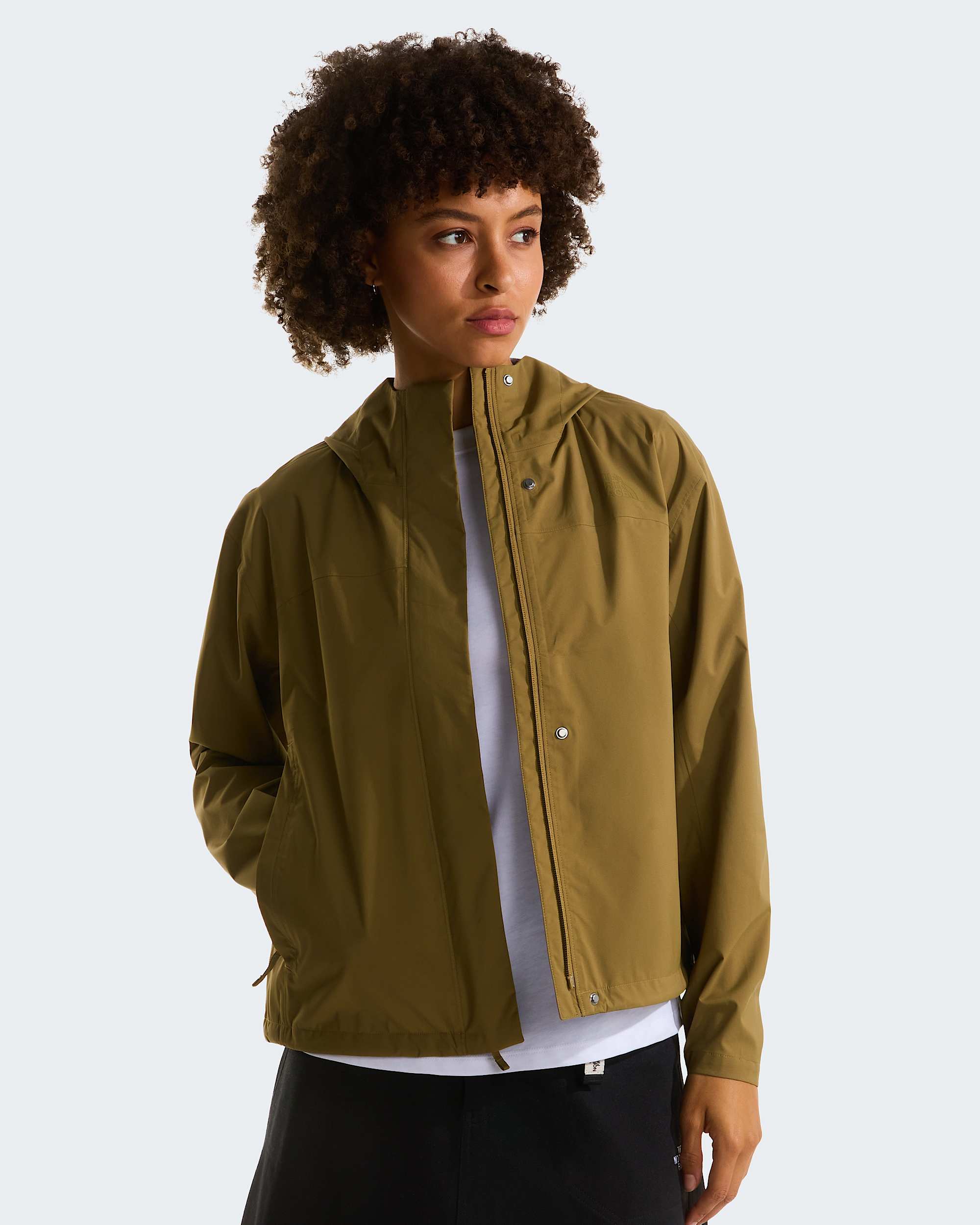 Chaqueta impermeable de 3 capas con capucha Voyage para mujer TNF alt8