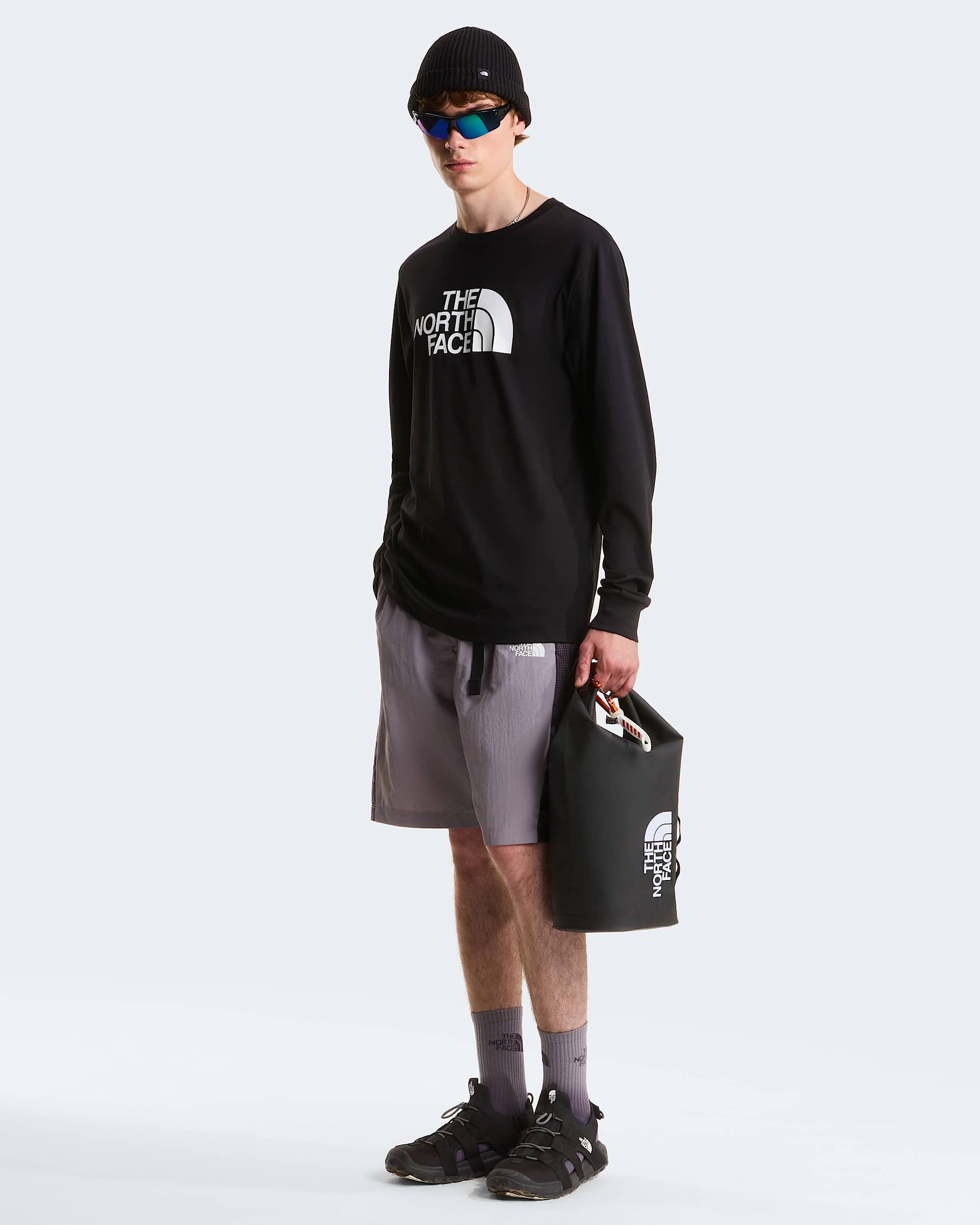 Evolution Simple Dome Regular Tshirt met lange mouwen voor heren TNF alt5