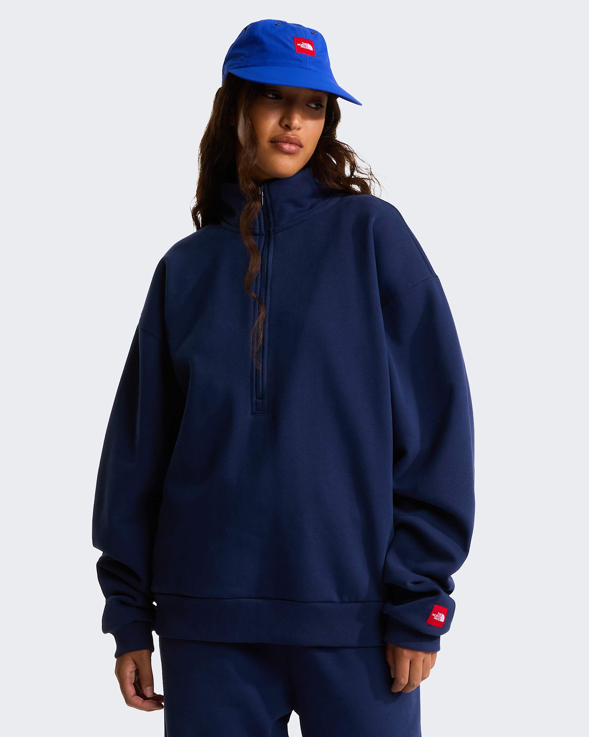 Sweat demizippe Red Box TNF unisexe TNF alt14
