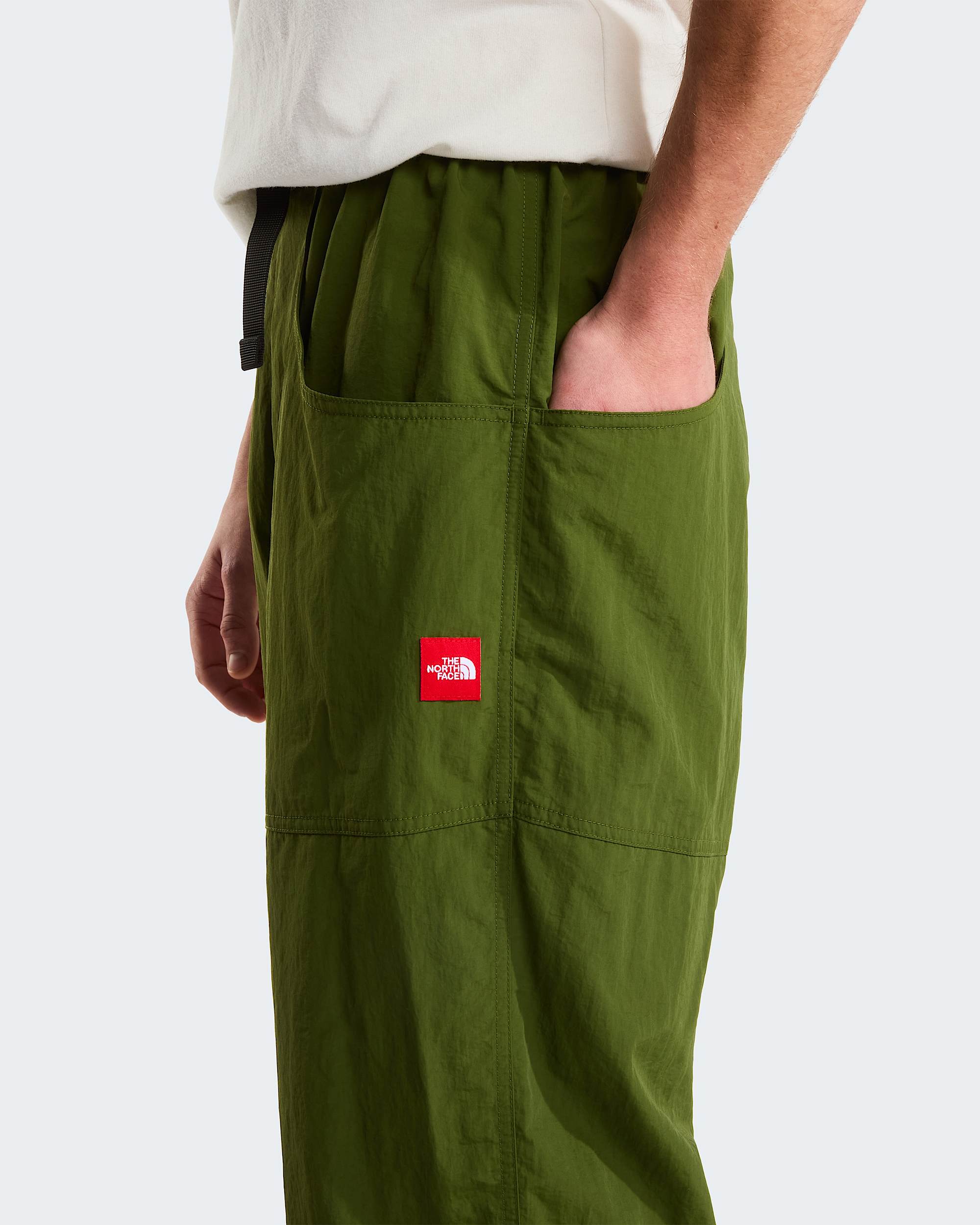 Uniseks Red Box Nylon broek met riem TNF alt9