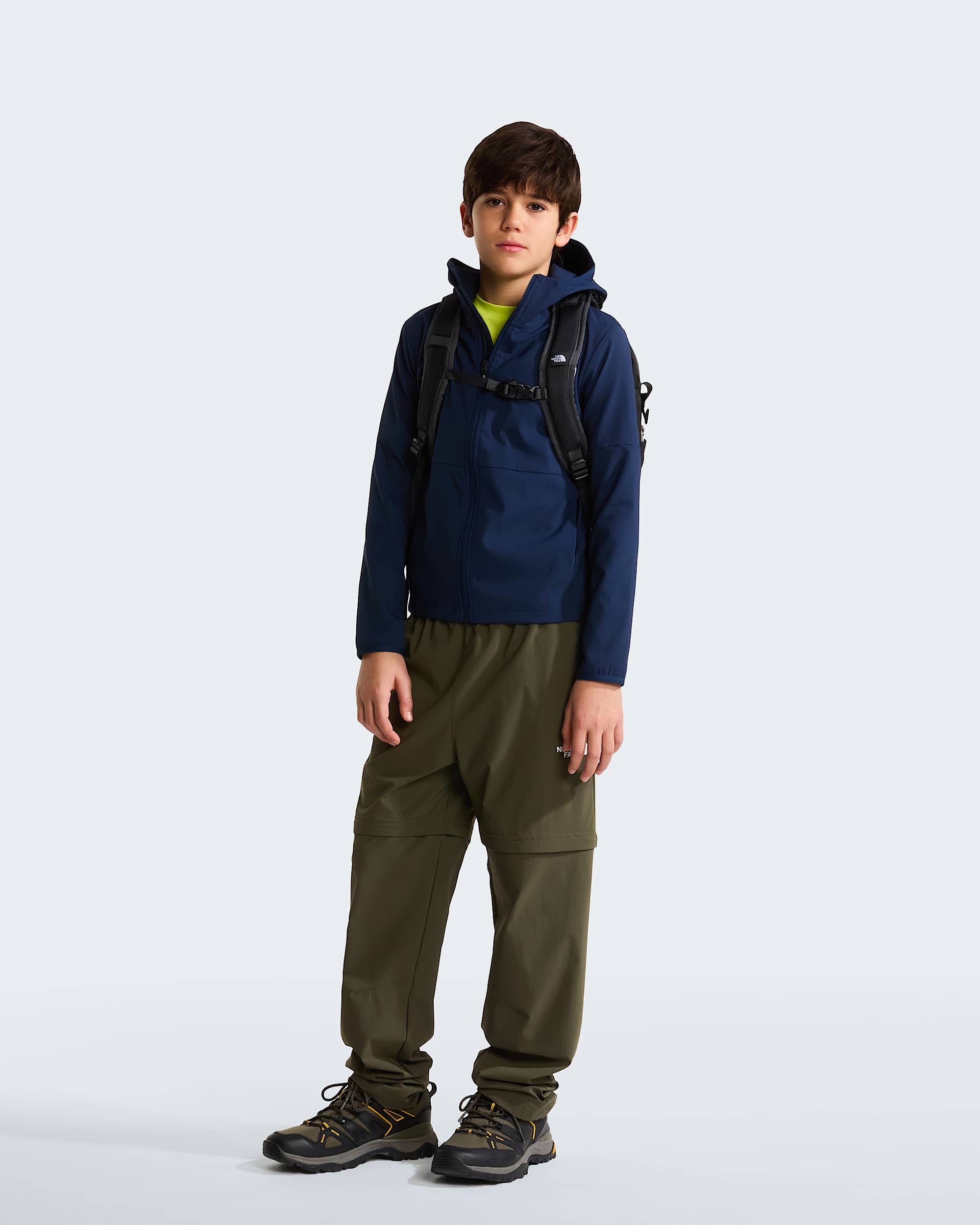 Leichte ZipoffWanderhosen fr Jugendliche TNF alt8