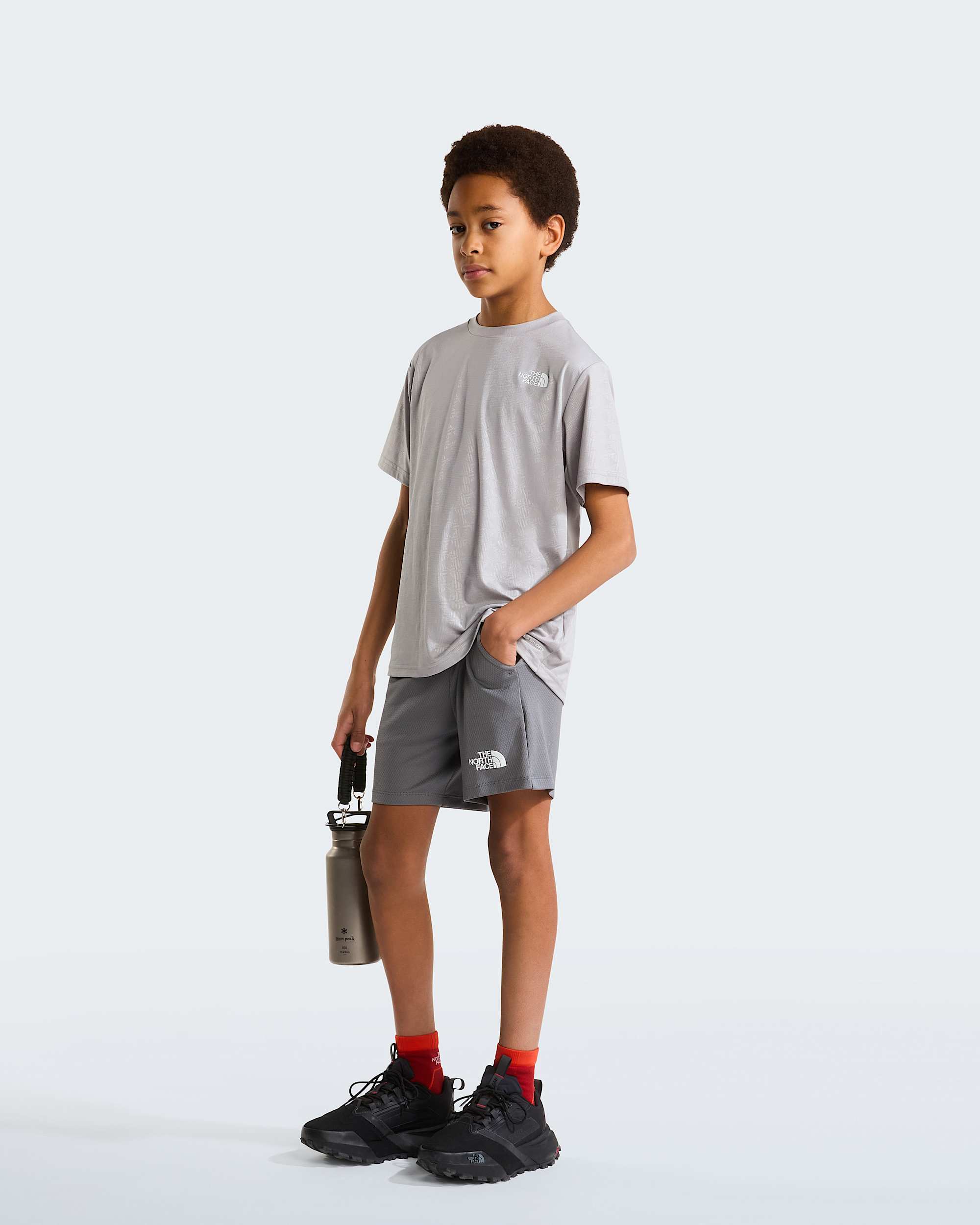 Poly Knitshort voor tieners TNF alt5