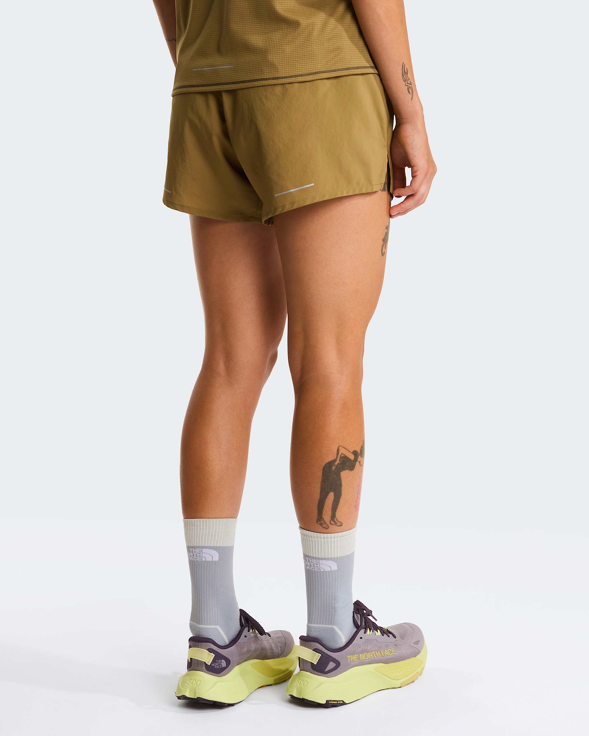 Pantaln corto Lightbright de 1016 cm para mujer TNF alt7