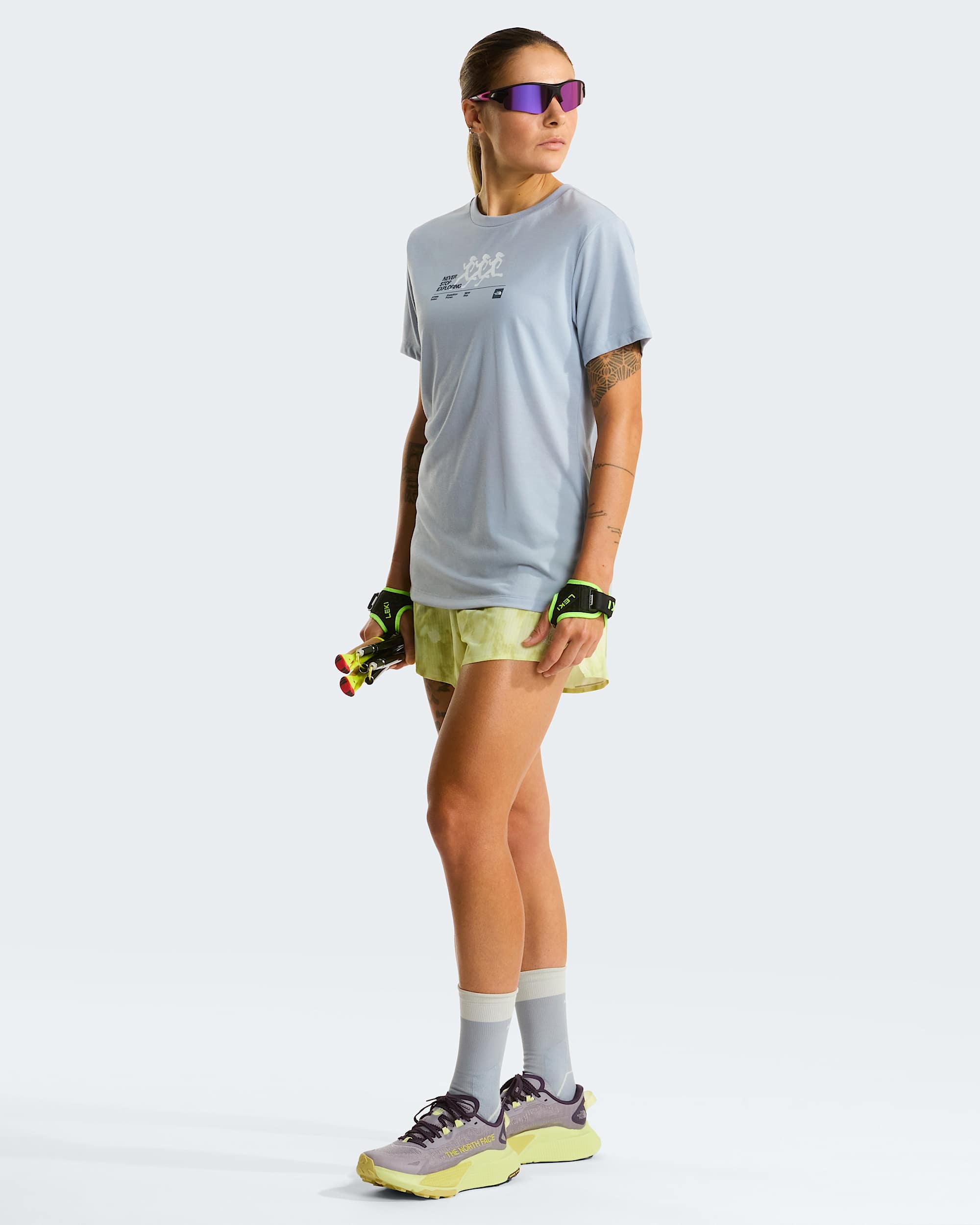 Camiseta grfica con silueta Bitmap para mujer TNF alt5