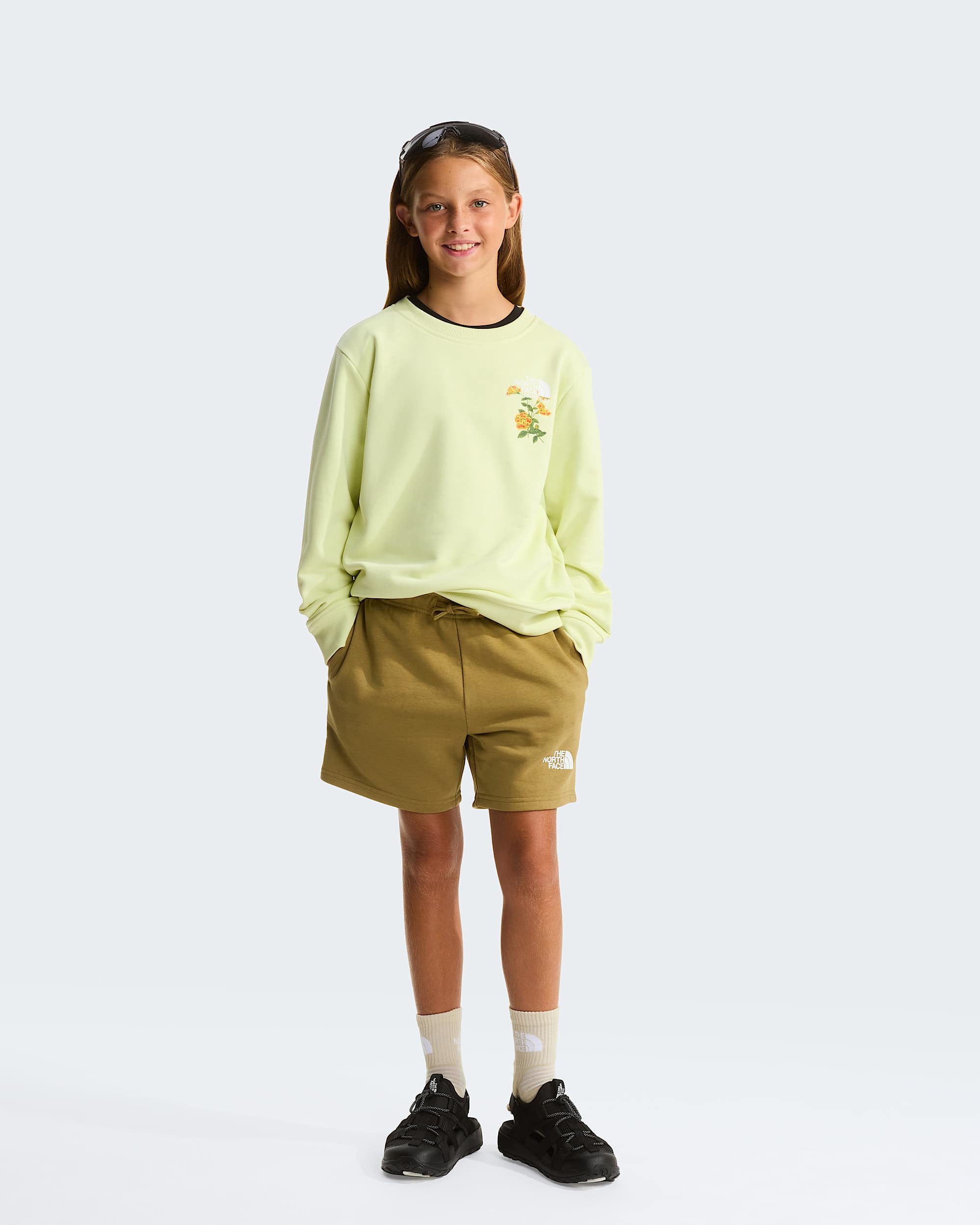 Flora relaxt geschnittenes Sweatshirt fr Mdchen TNF alt5